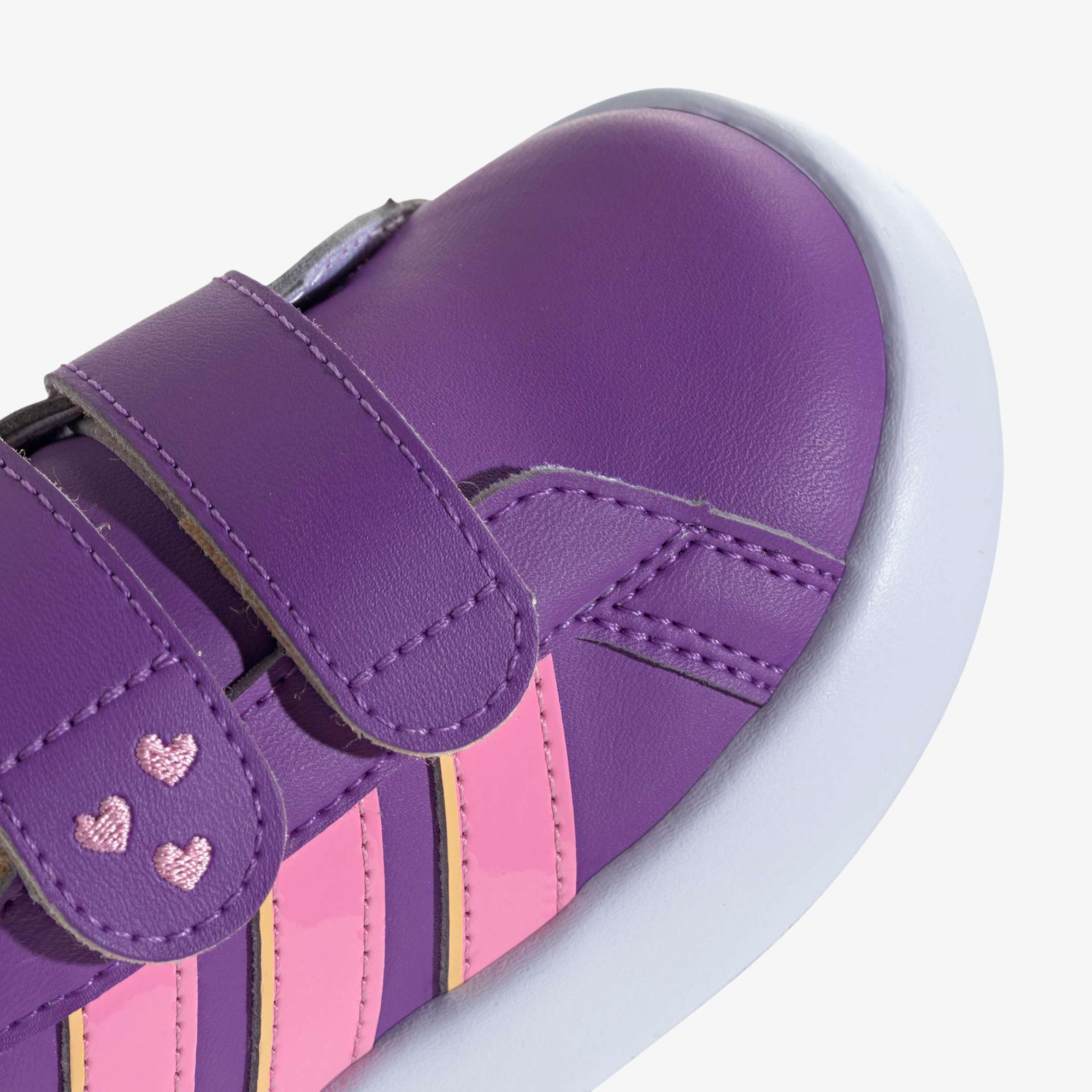 adidas Grand Court Minnie Comfort Çocuk Mor Spor Ayakkabı