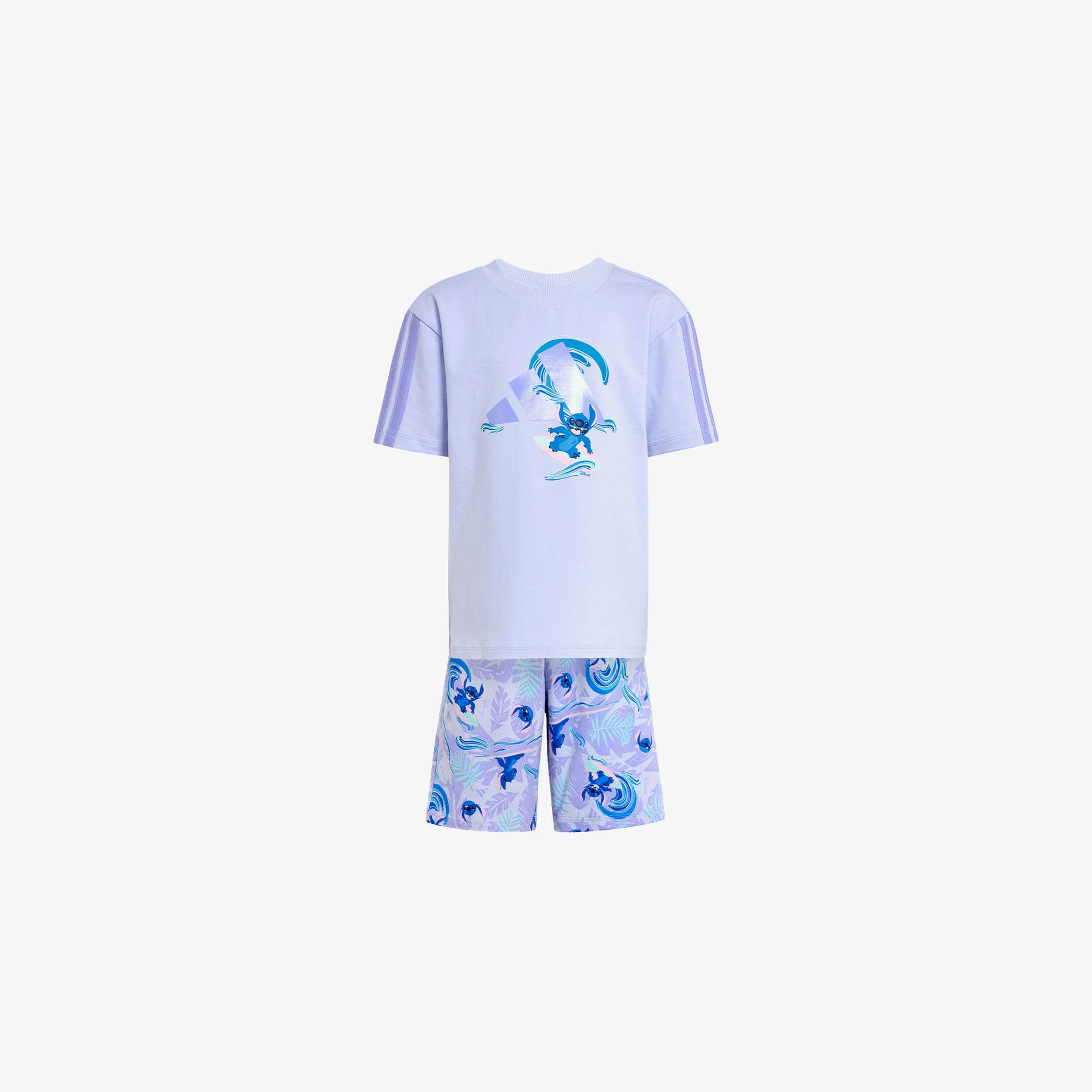 adidas Disney Lilo&Stich Çocuk Mor T-Shirt