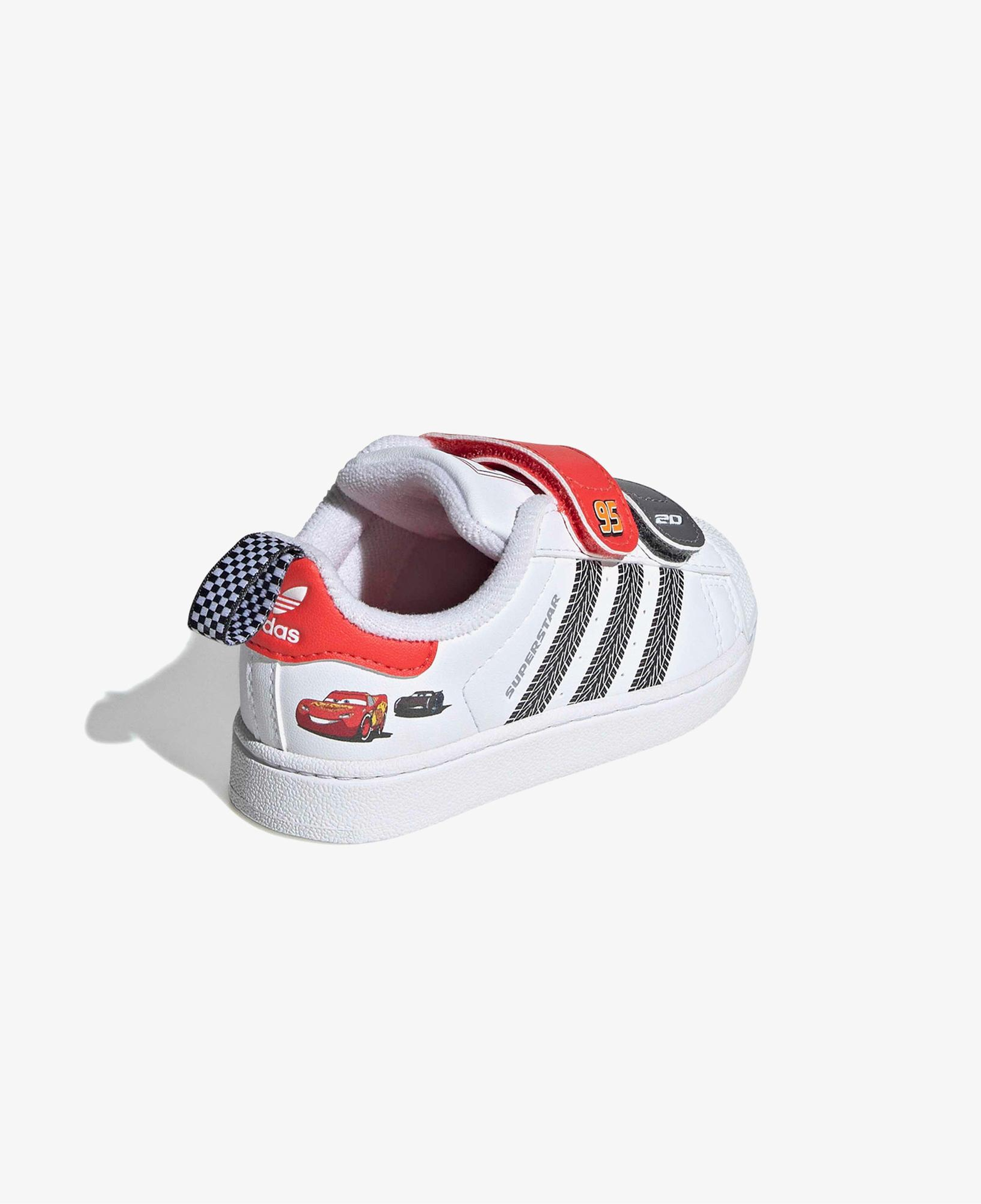 adidas Pixar Cars Superstar II Comfort Closure Beyaz Bebek Ayakkabı