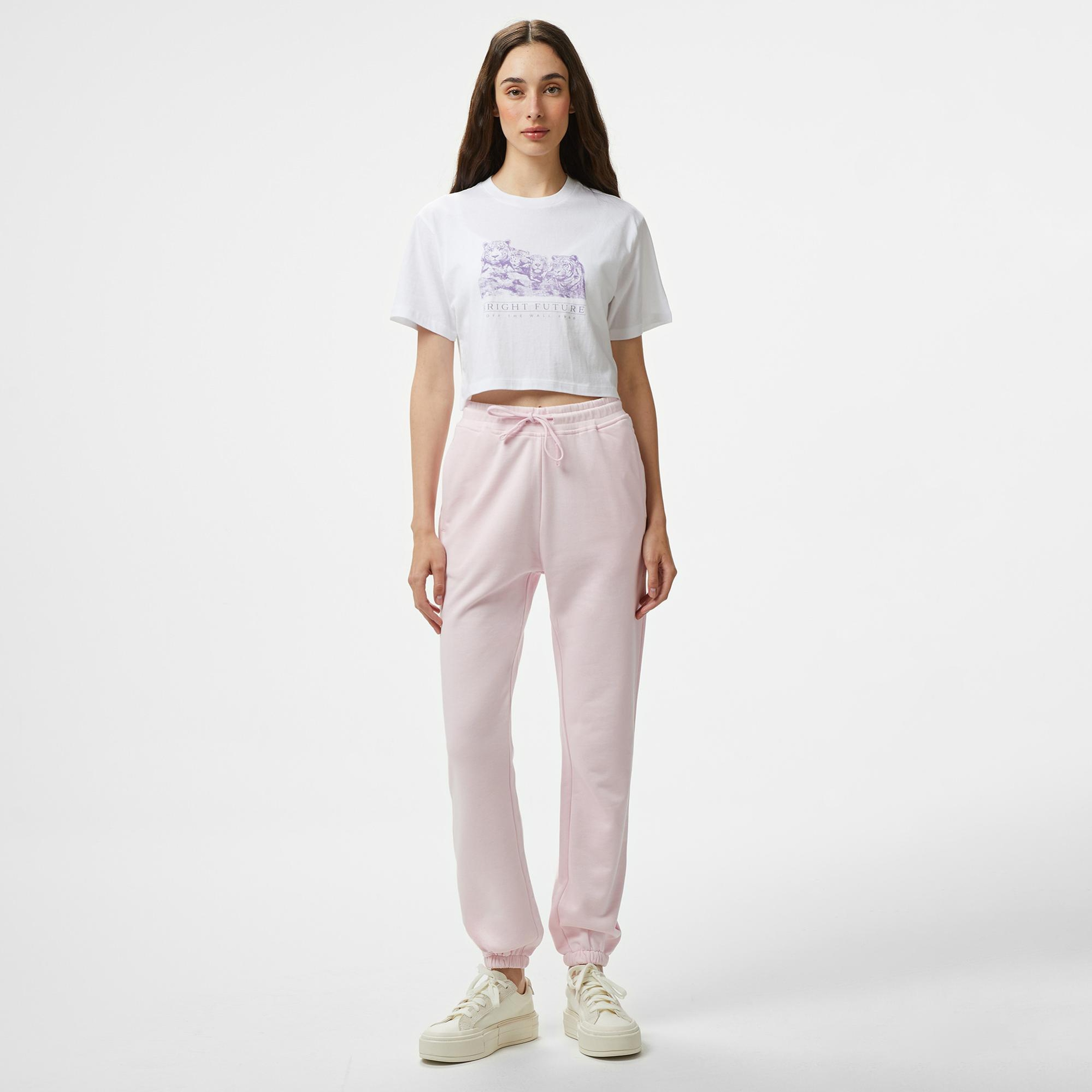 Les Benjamins Essentials Kadın Pembe Eşofman Altı