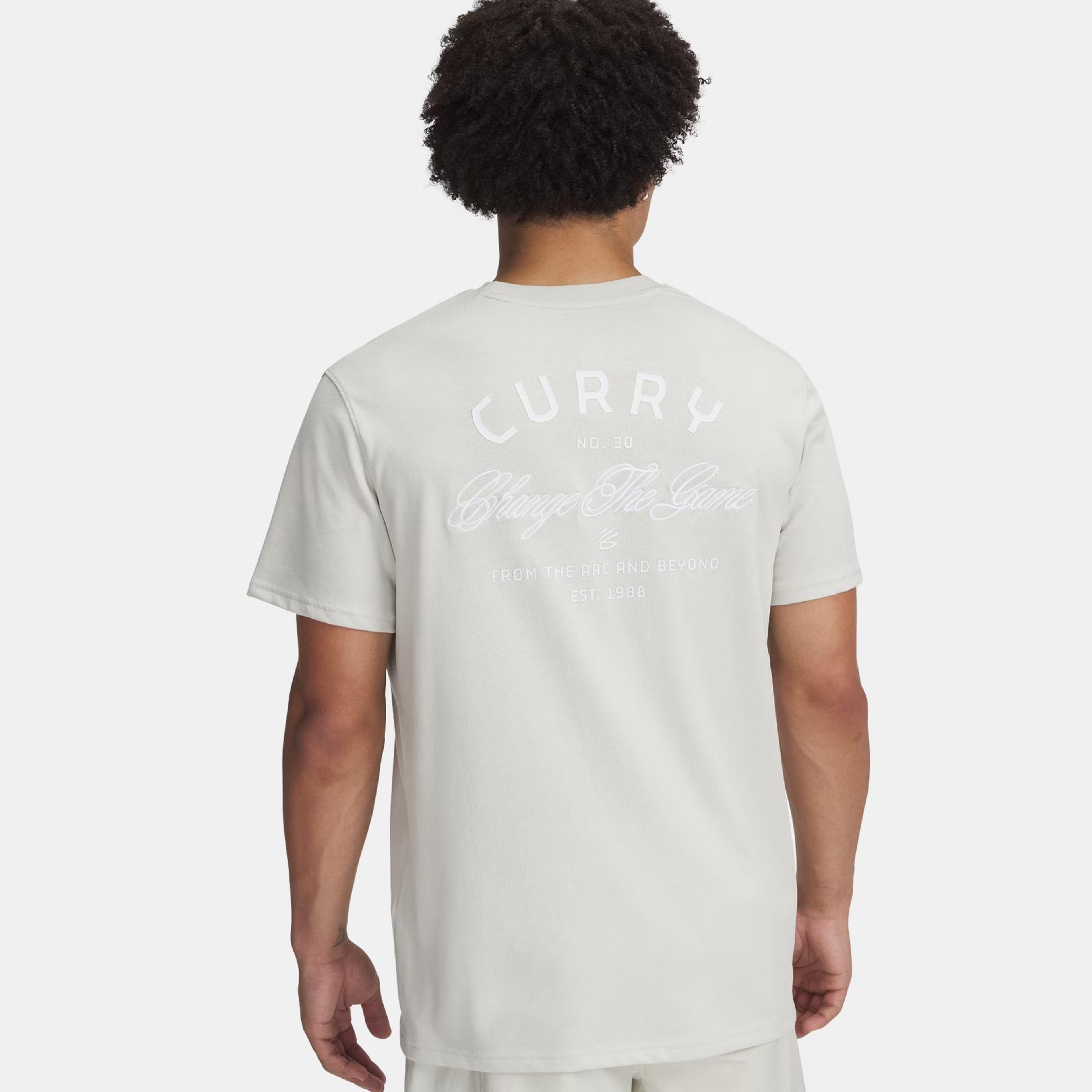 Under Armour Curry Heavyweight Erkek Bej T-Shirt