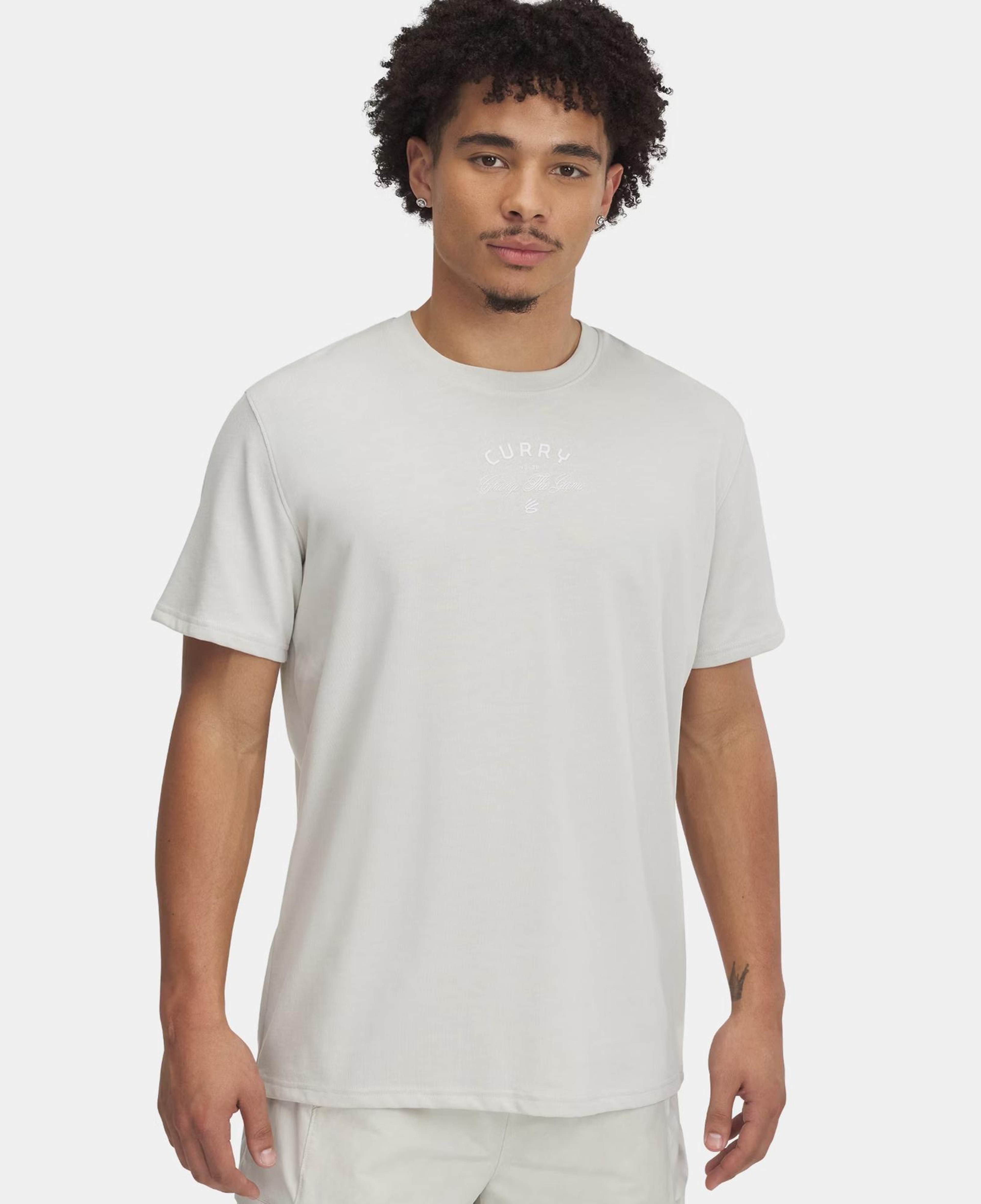 Under Armour Curry Heavyweight Erkek Bej T-Shirt