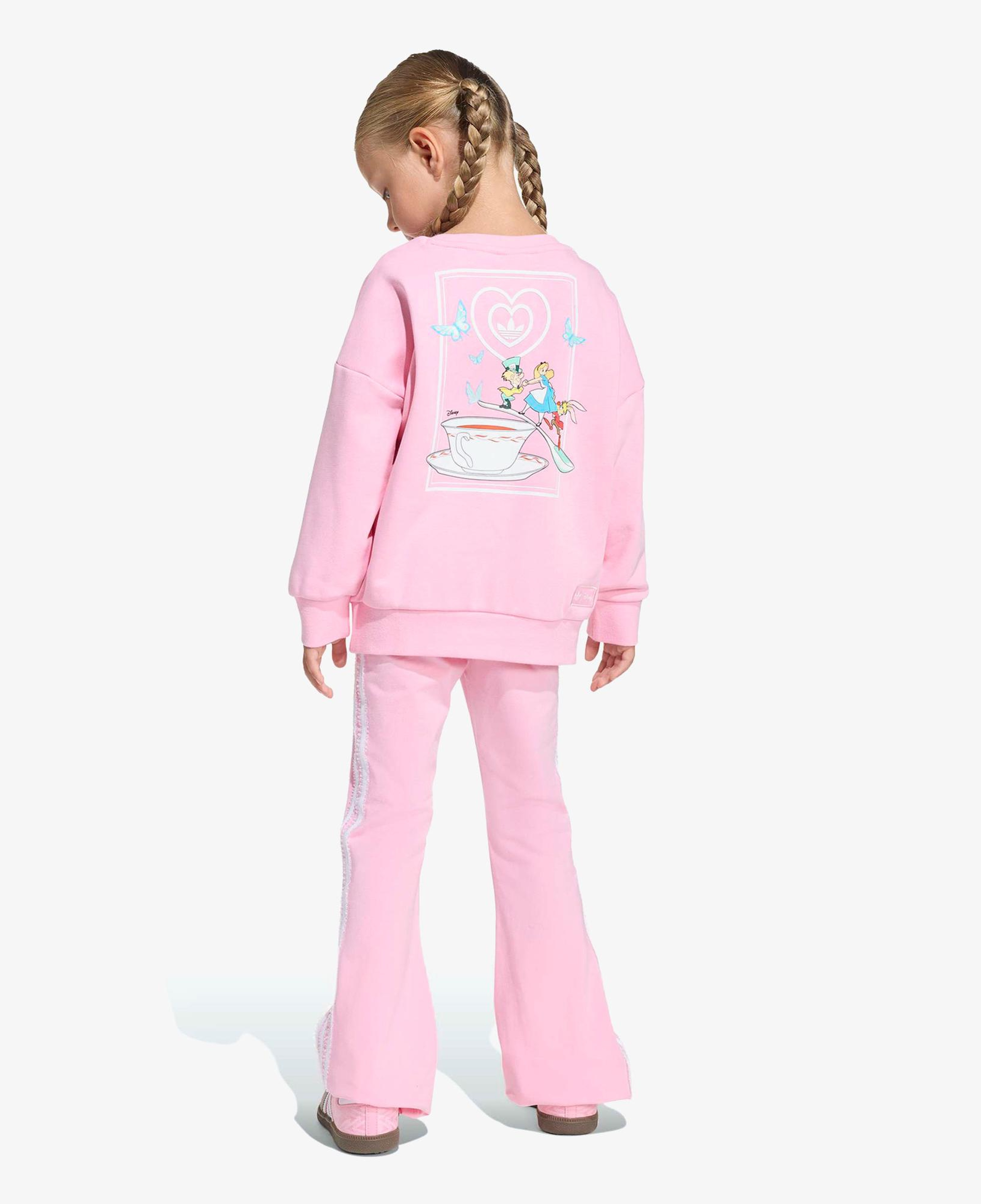 adidas Disney Crew Set Çocuk Pembe Eşofman Takımı