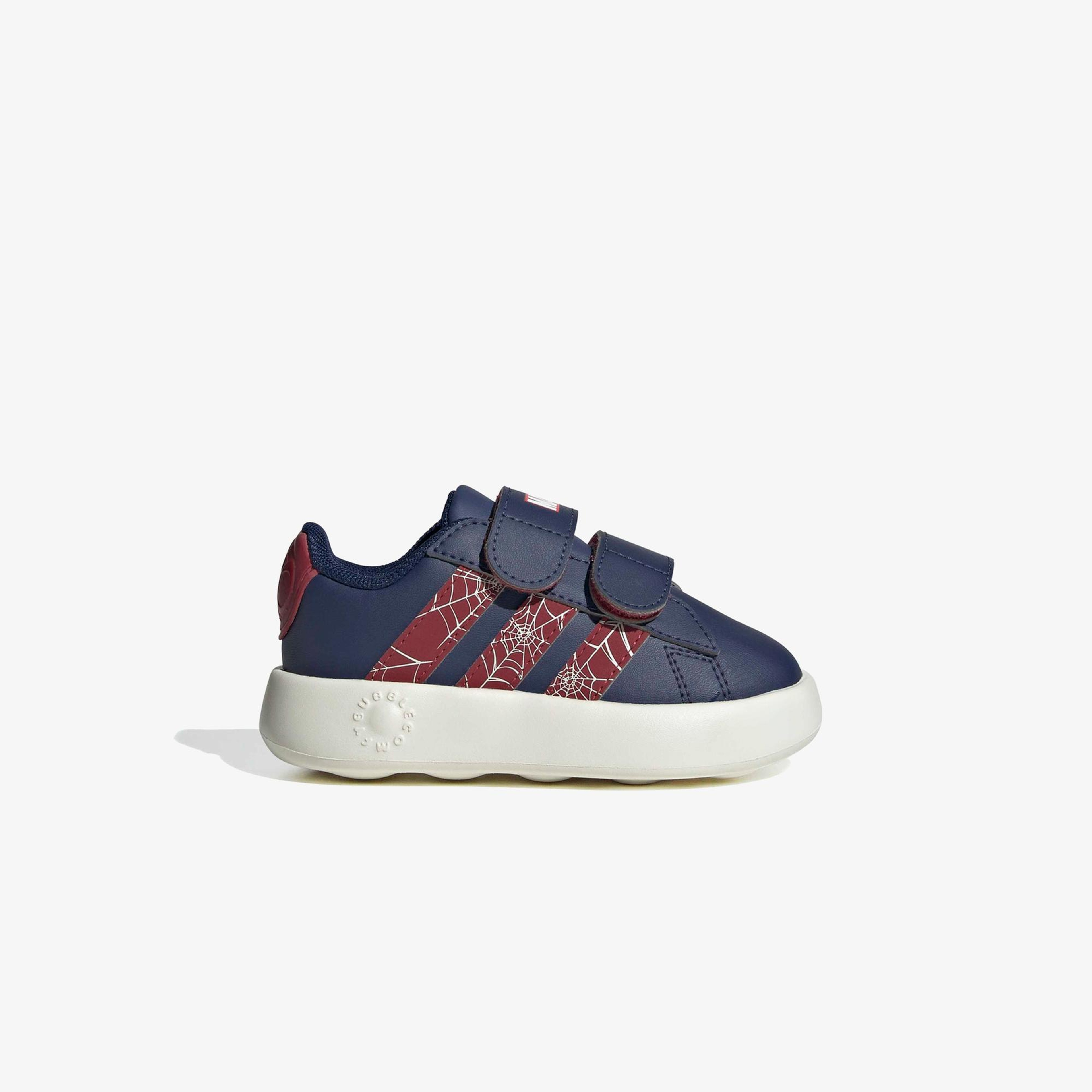 adidas Grand Court Spider-Man Comfort Bebek Mavi Spor Ayakkabı