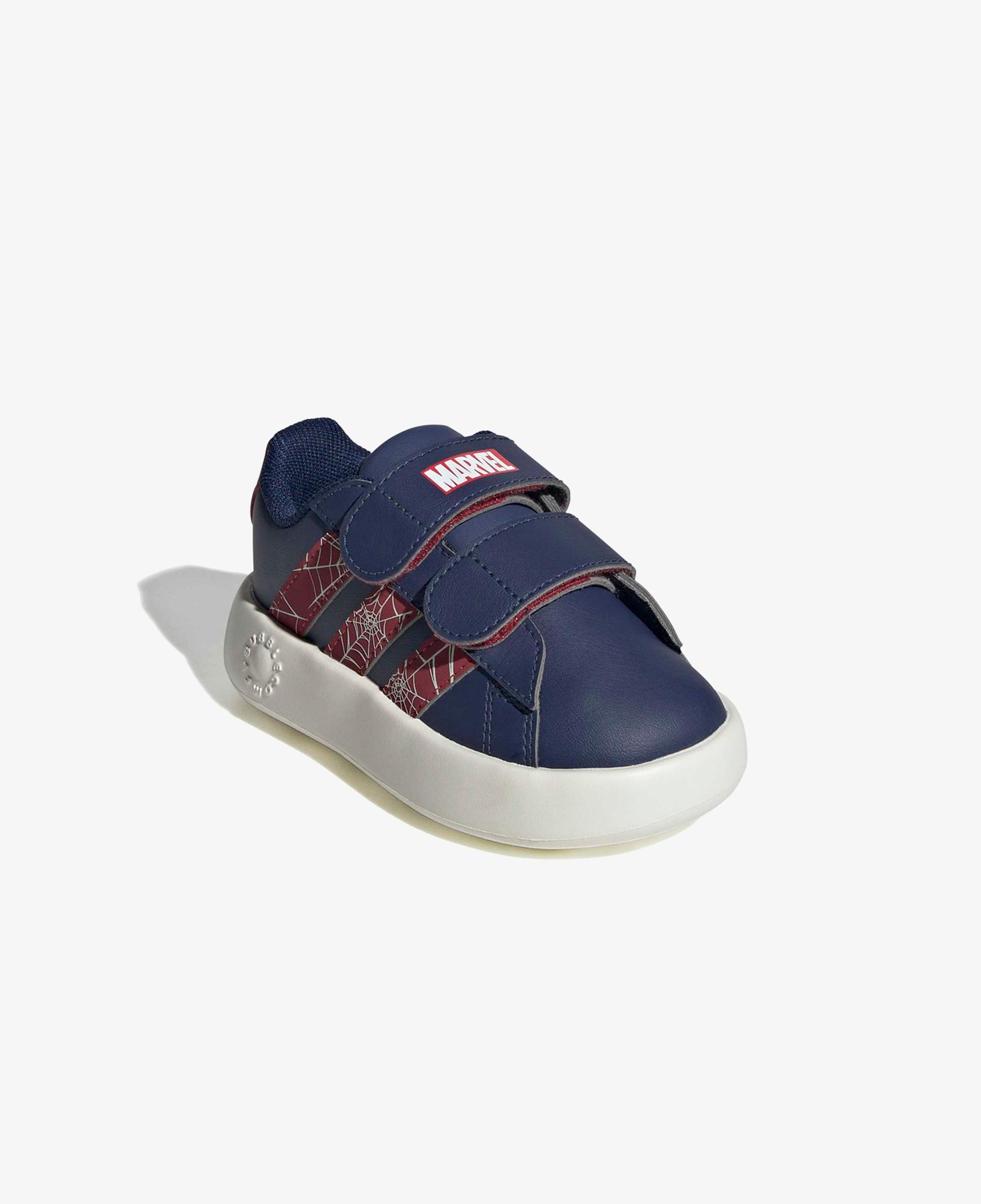 adidas Grand Court Spider-Man Comfort Bebek Mavi Spor Ayakkabı