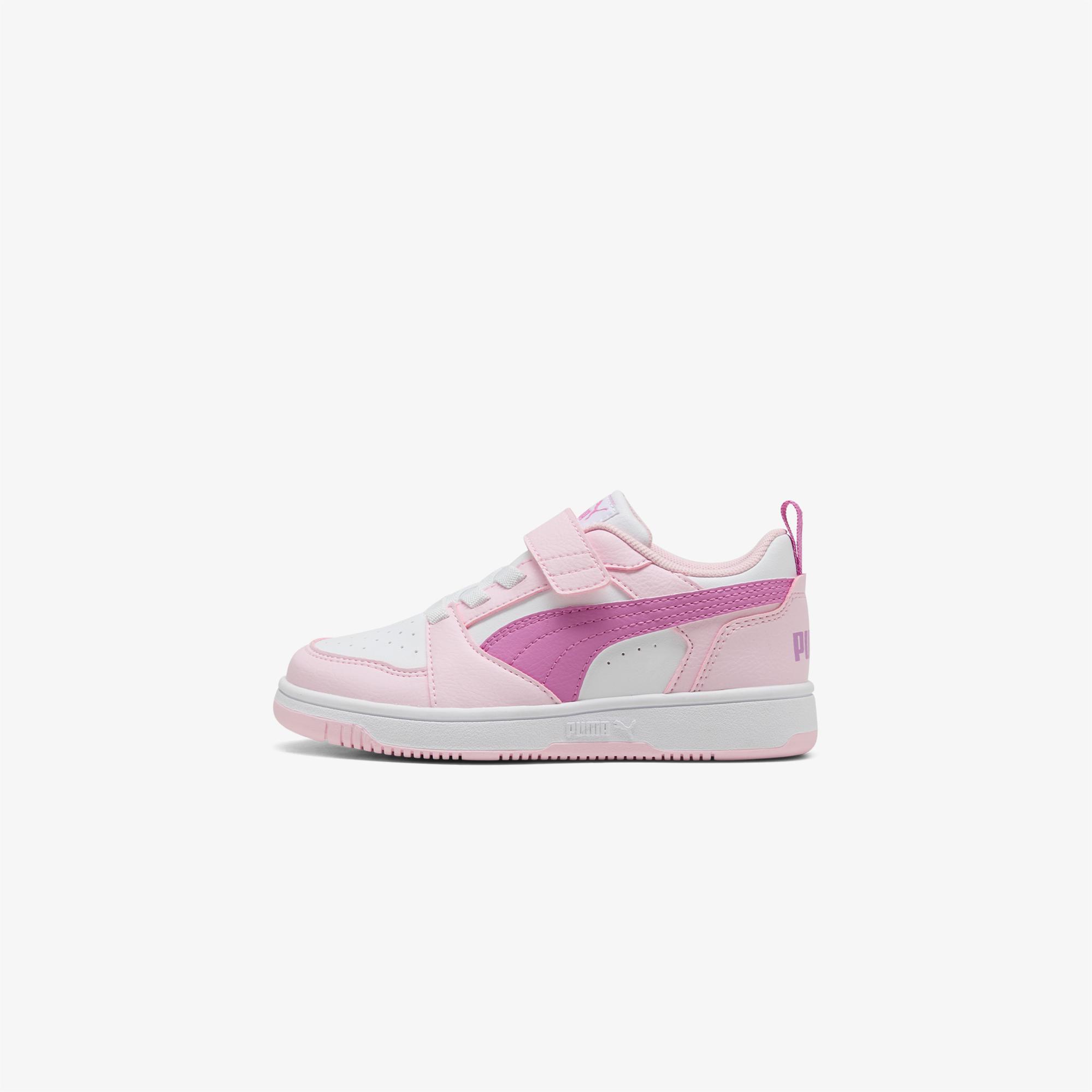 Puma Rebound V6 Low Çocuk Pembe Spor Ayakkabı
