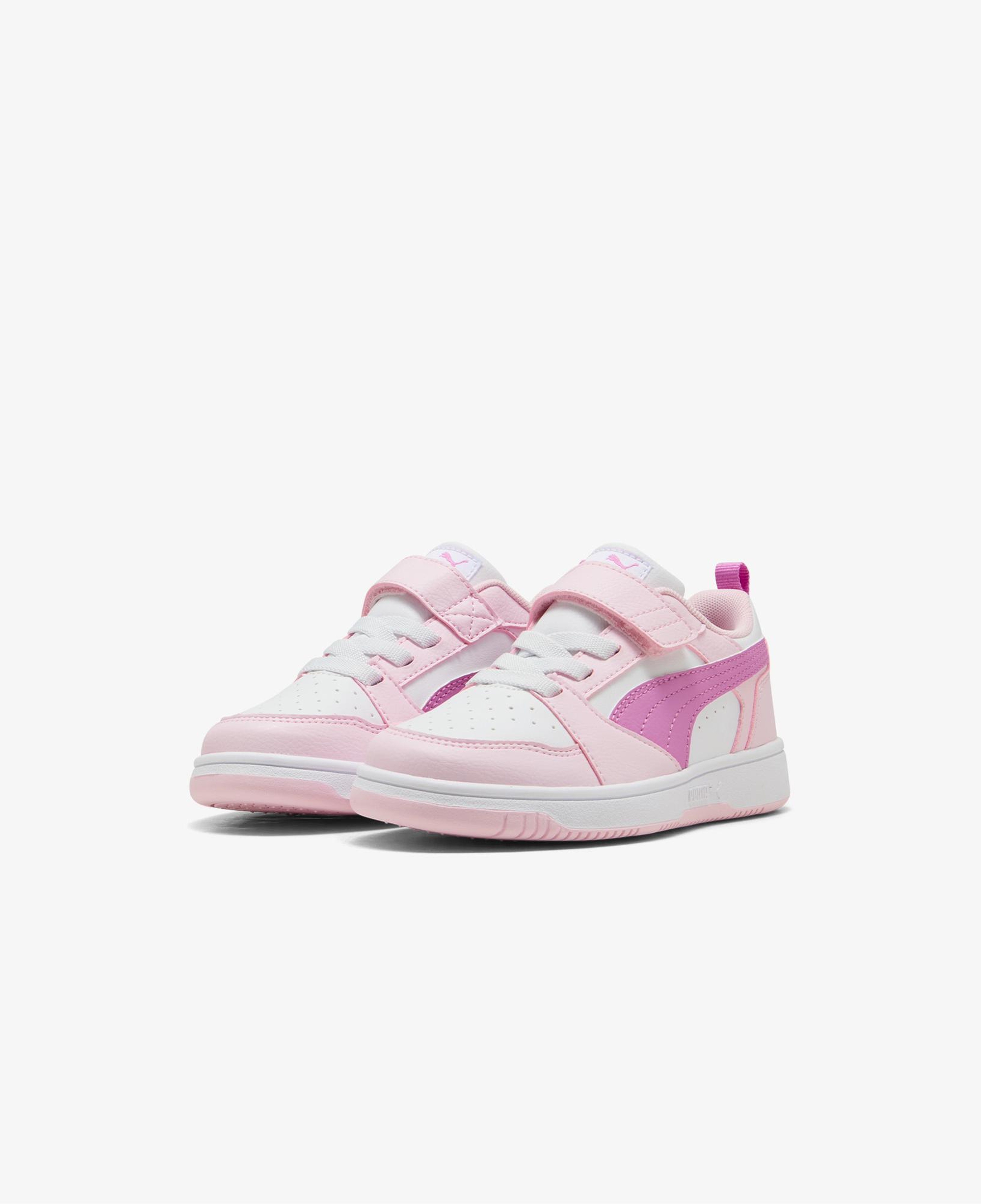 Puma Rebound V6 Low Çocuk Pembe Spor Ayakkabı