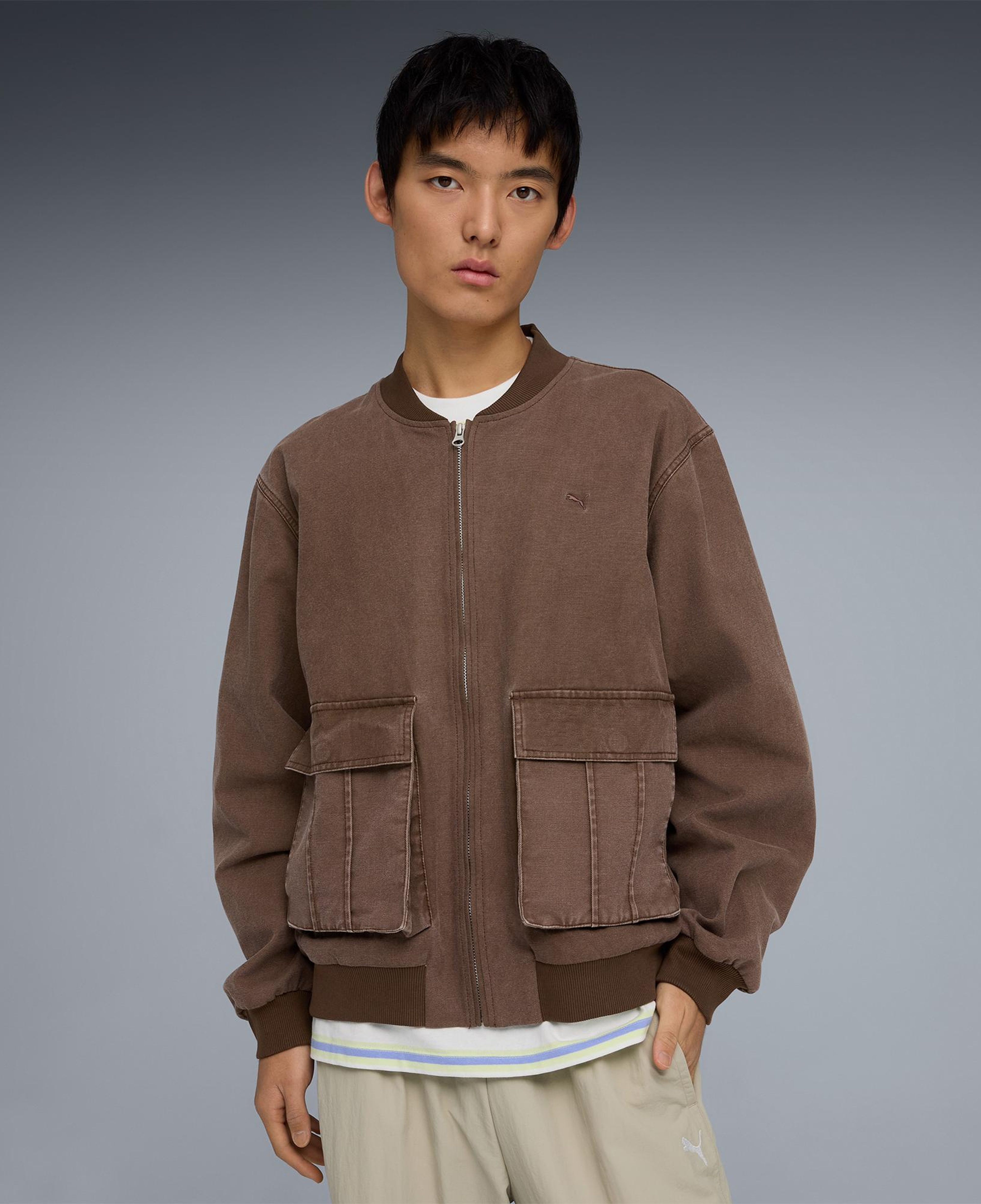 Puma Now Bomber Erkek Kahverengi Ceket