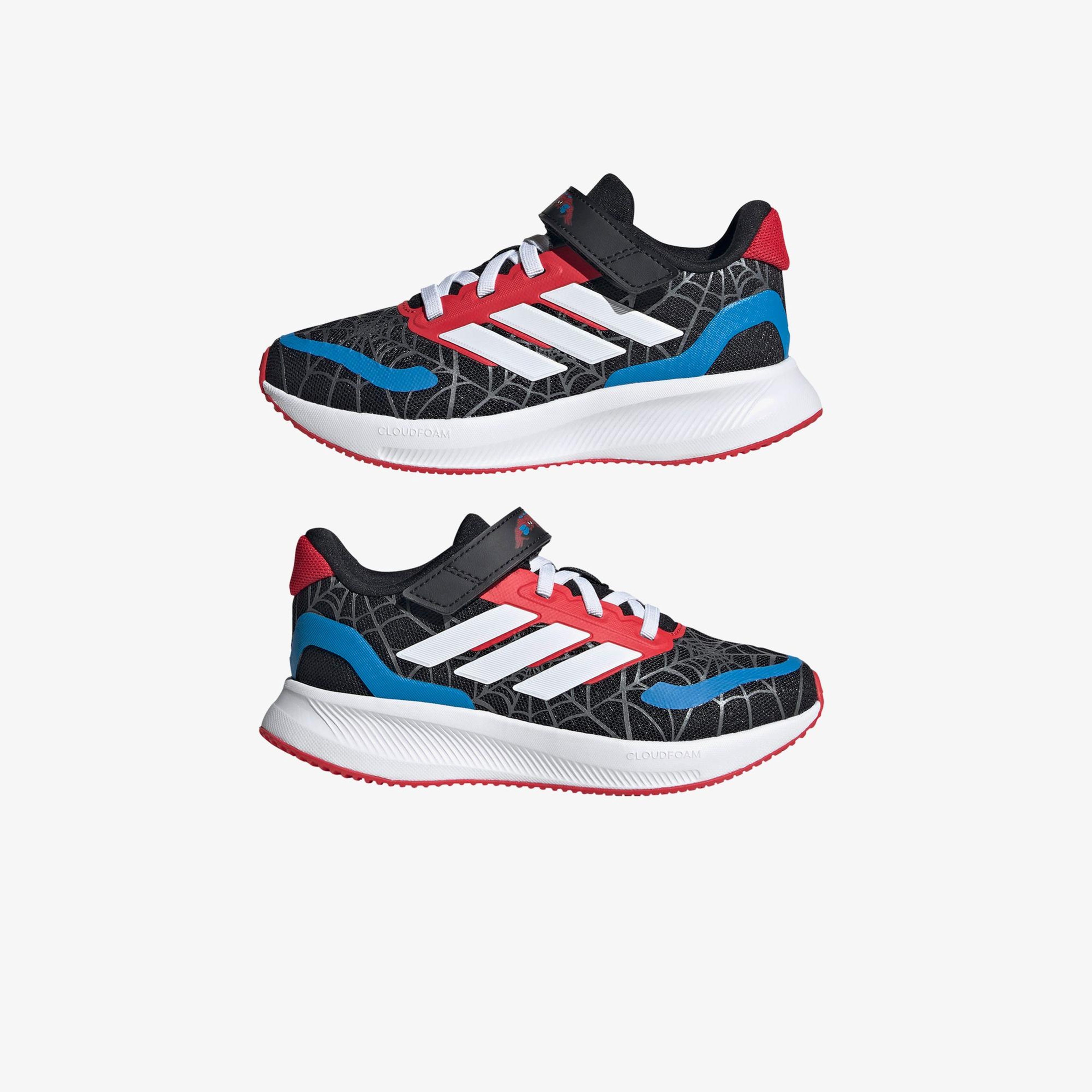 adidas Runfalcon Spider-Man El Çocuk Siyah Spor Ayakkabı
