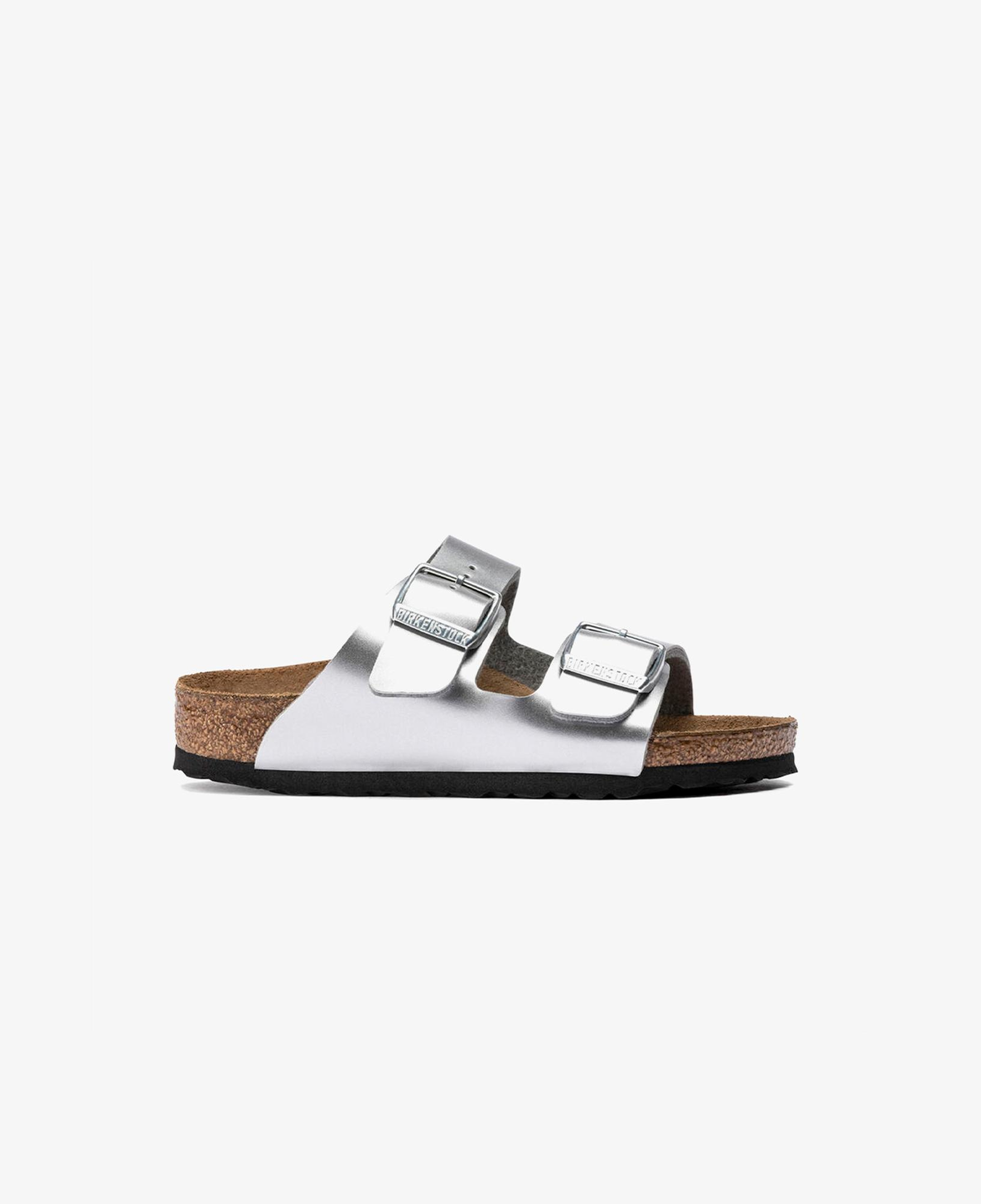 Birkenstock Arizona Bf Electric Metallic Çocuk Gri Terlik