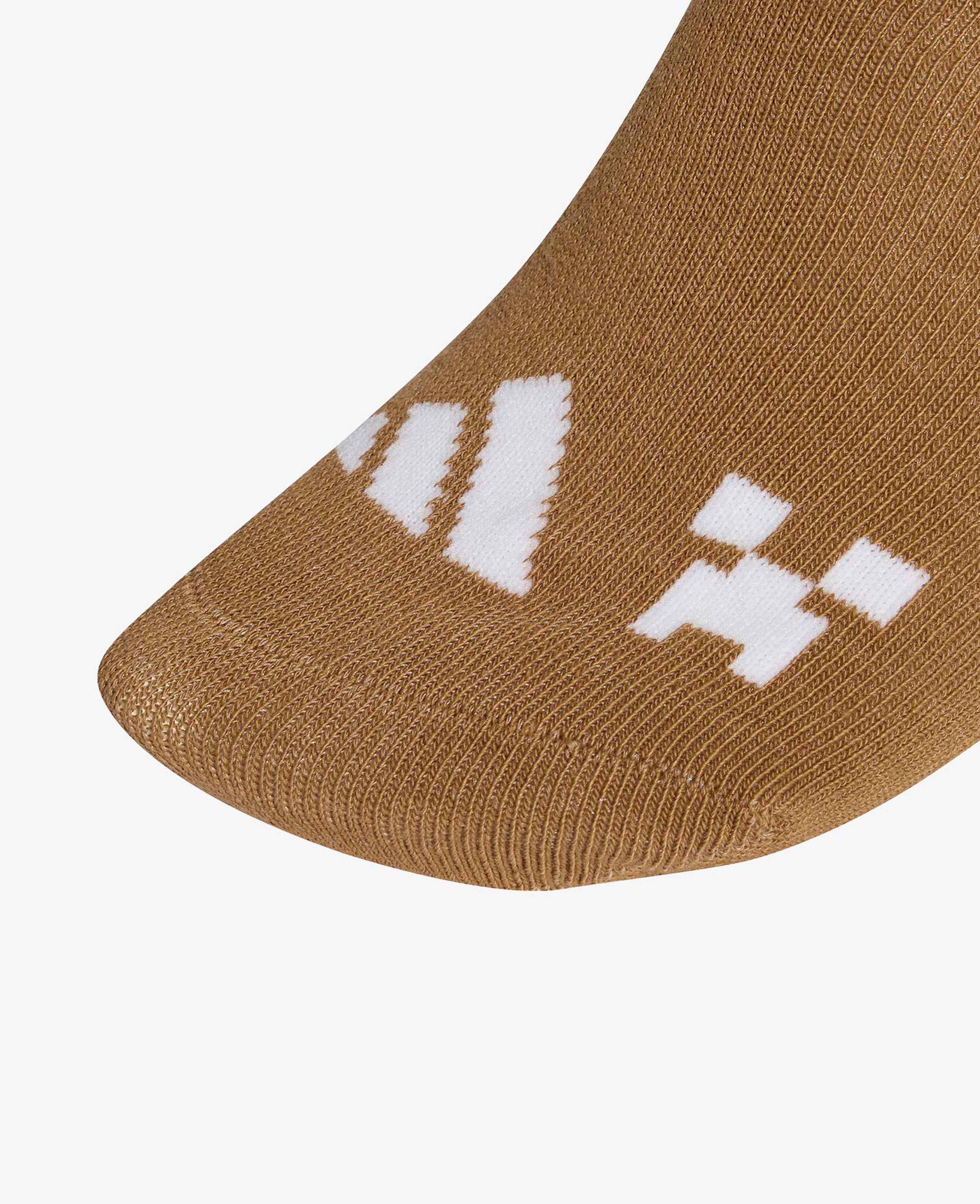 adidas Minecraft Çocuk Kahverengi/Beyaz/3'lü Çorap