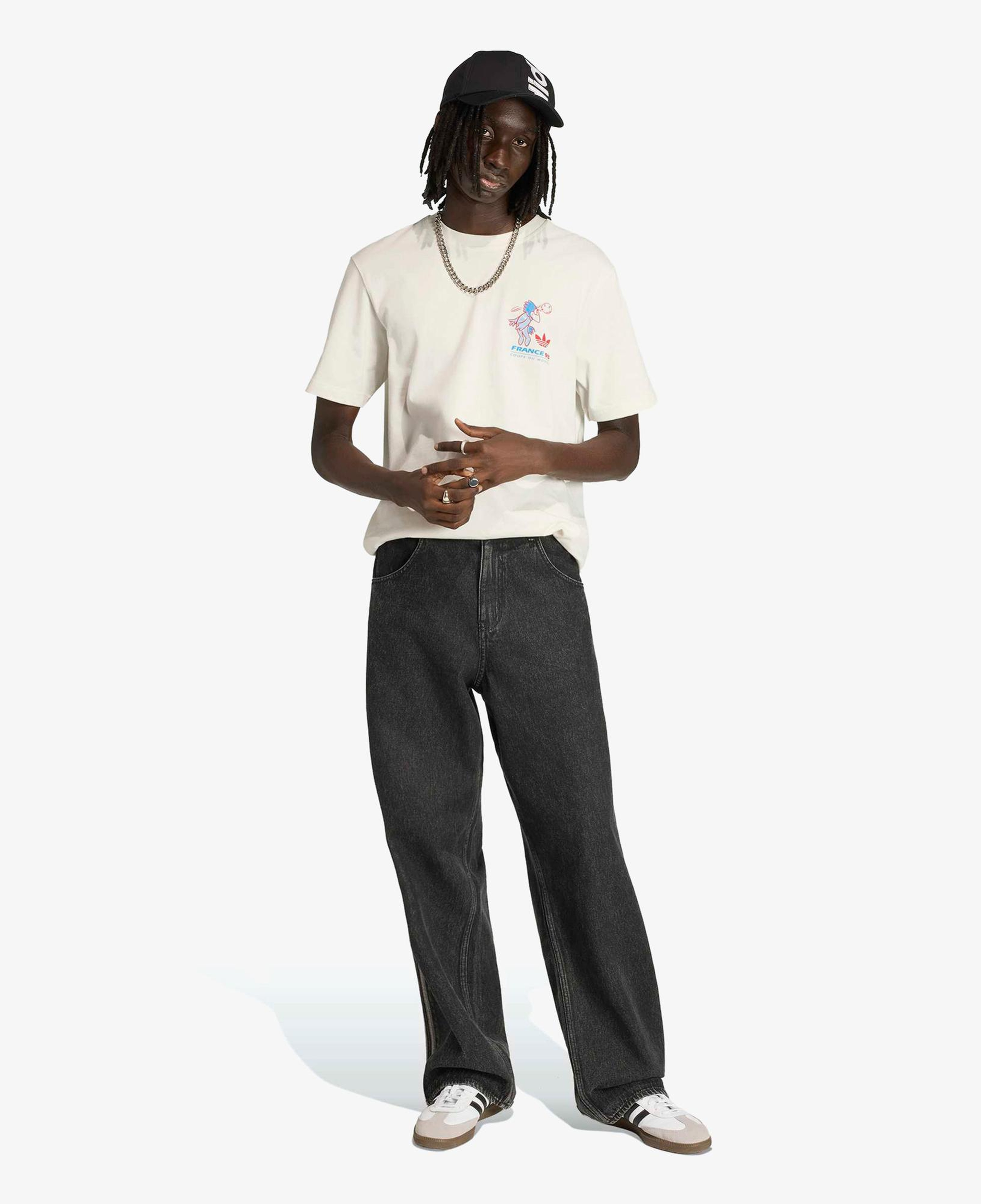 adidas World Cup Mascot Fotix Erkek Beyaz T-Shirt