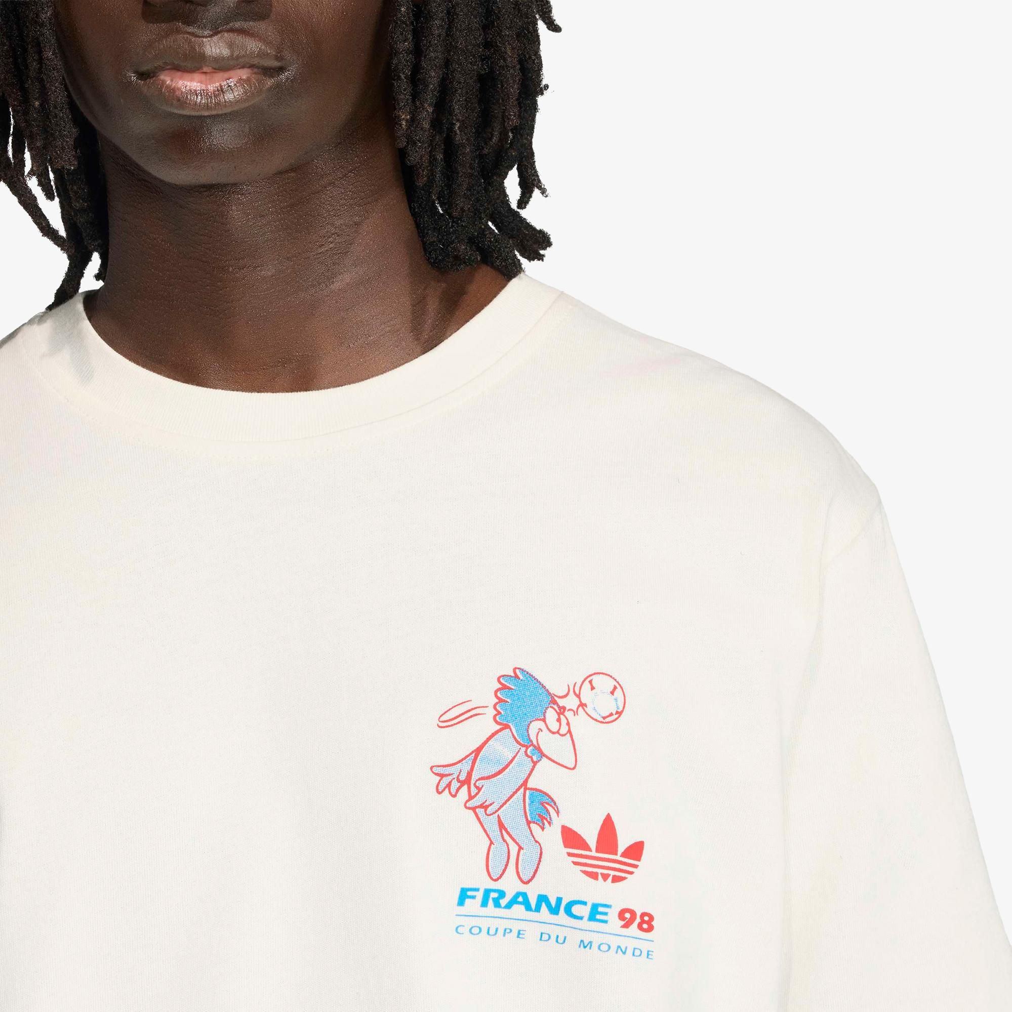 adidas World Cup Mascot Fotix Erkek Beyaz T-Shirt