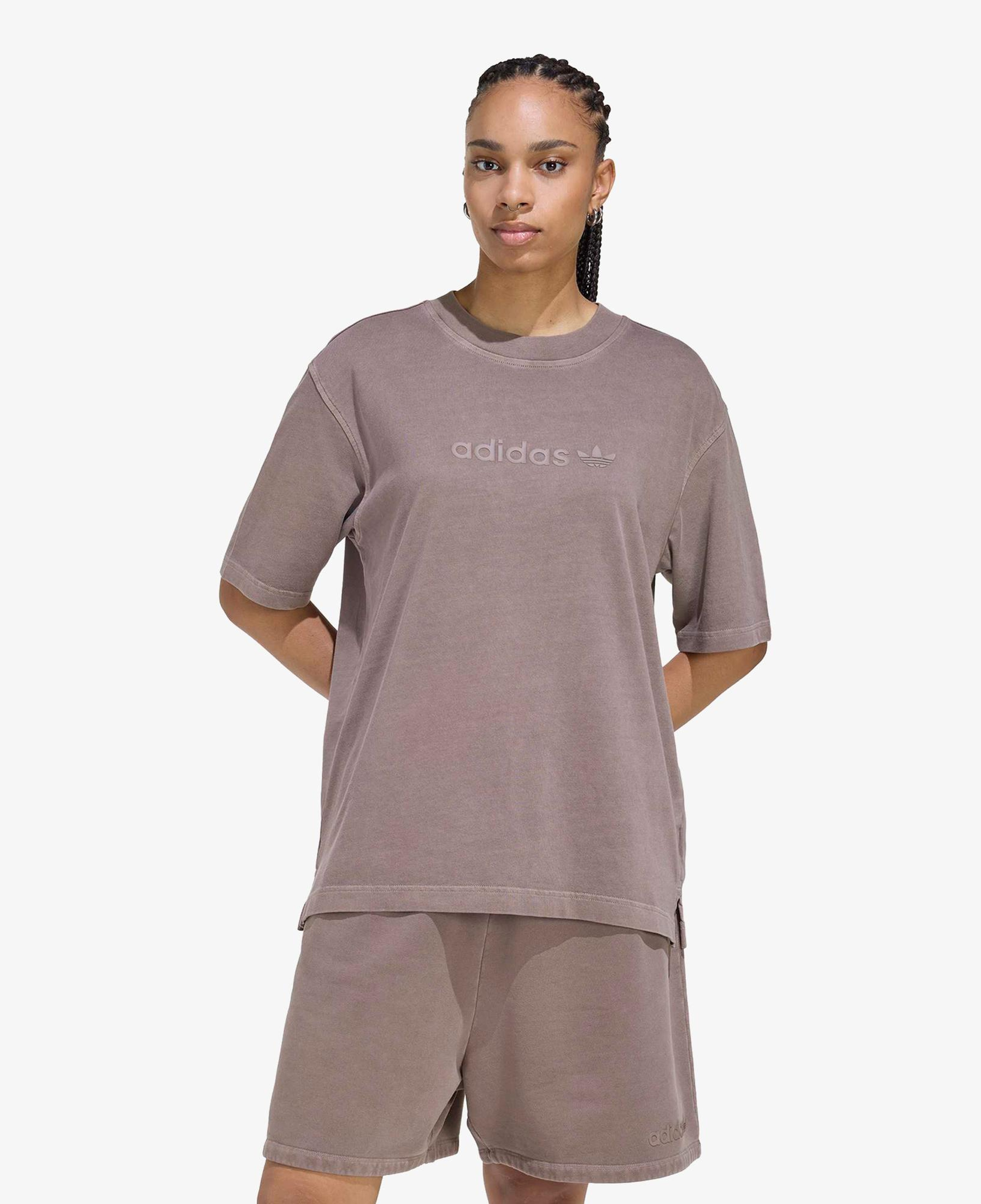 adidas Essential Kadın Kahverengi T-Shirt