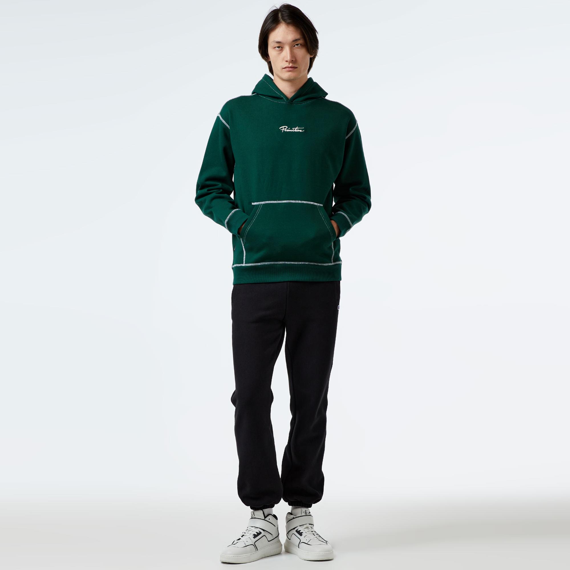 Primitive Contra Erkek Yeşil Hoodie