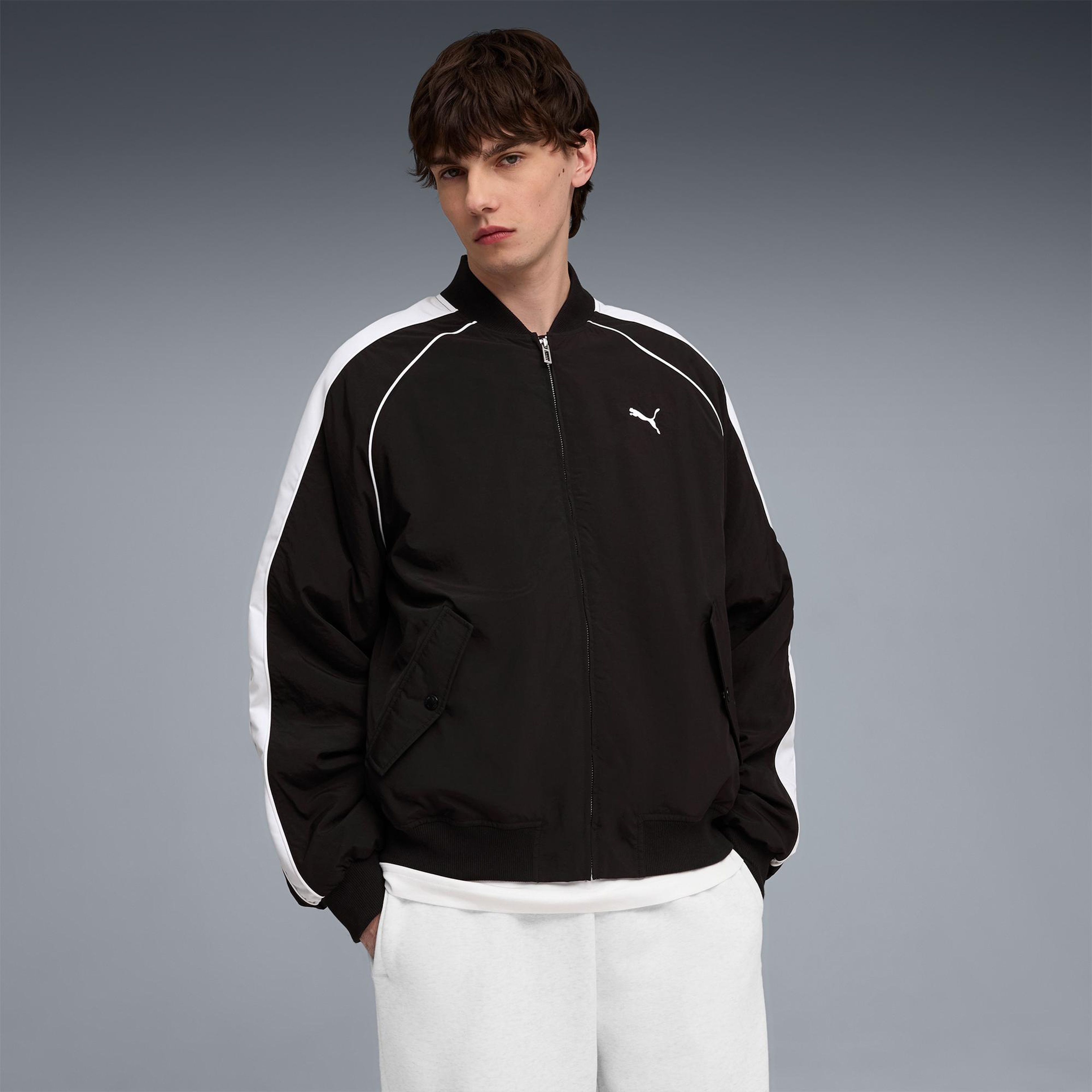Puma T7 Bomber Unisex Siyah Ceket