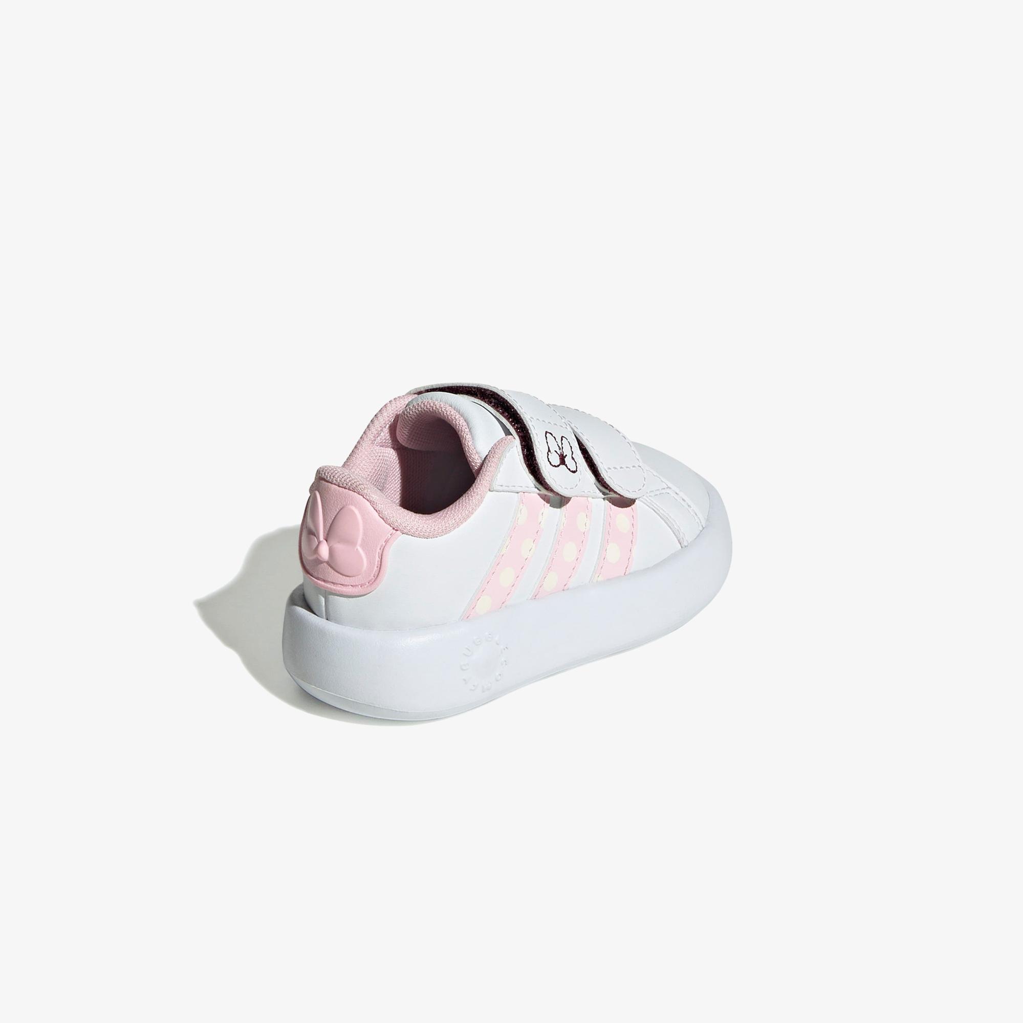 adidas Grand Court Minnie Comfort Bebek Beyaz Spor Ayakkabı