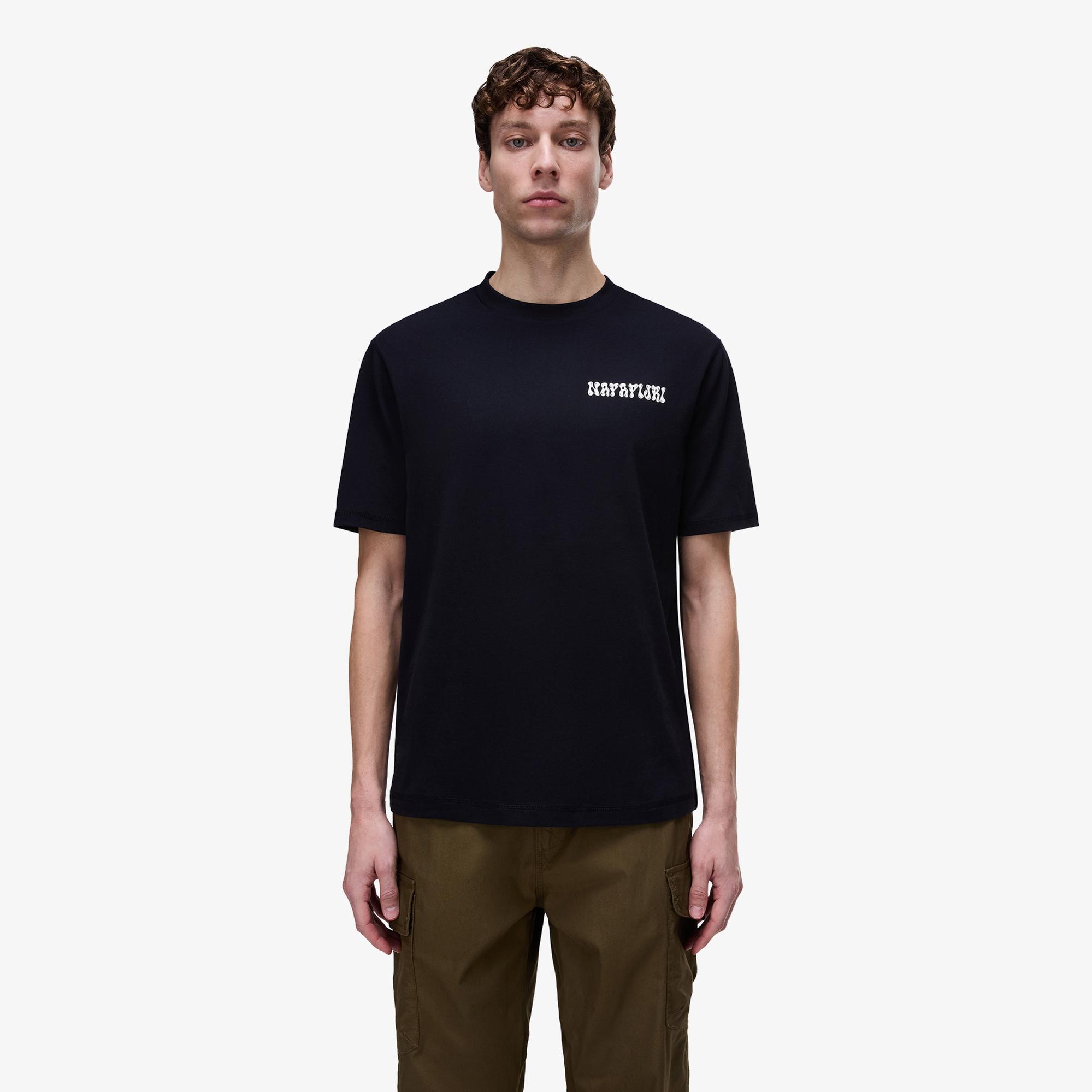 Napapijri S-Sol Erkek Siyah T-Shirt