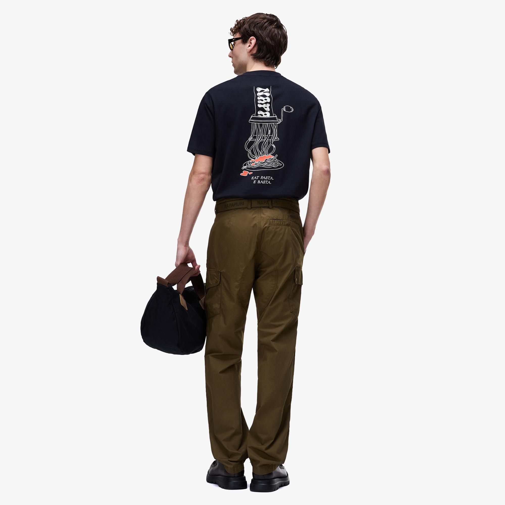 Napapijri S-Sol Erkek Siyah T-Shirt