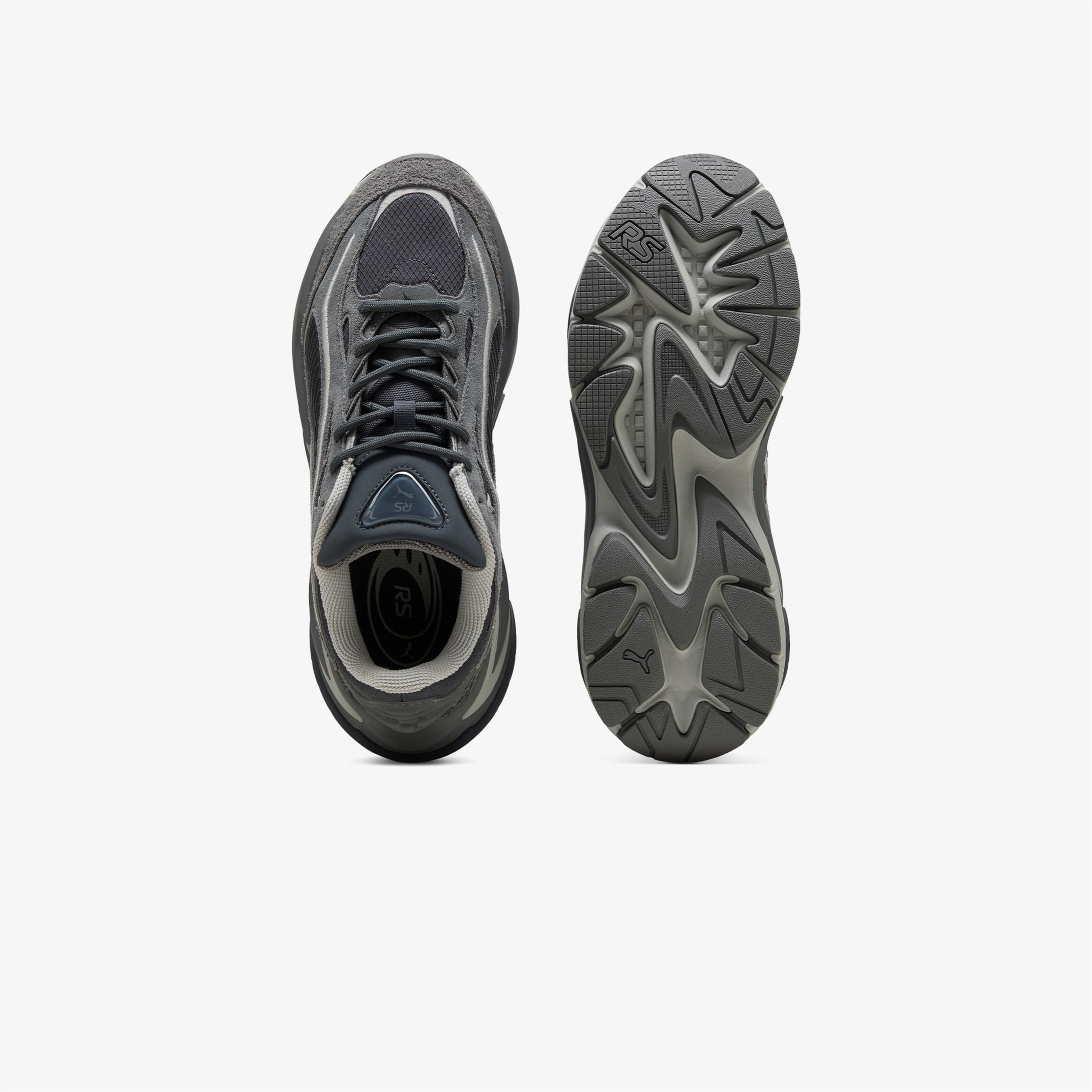 Puma Rs Surge Hairy Suede Unisex Gri Spor Ayakkabı