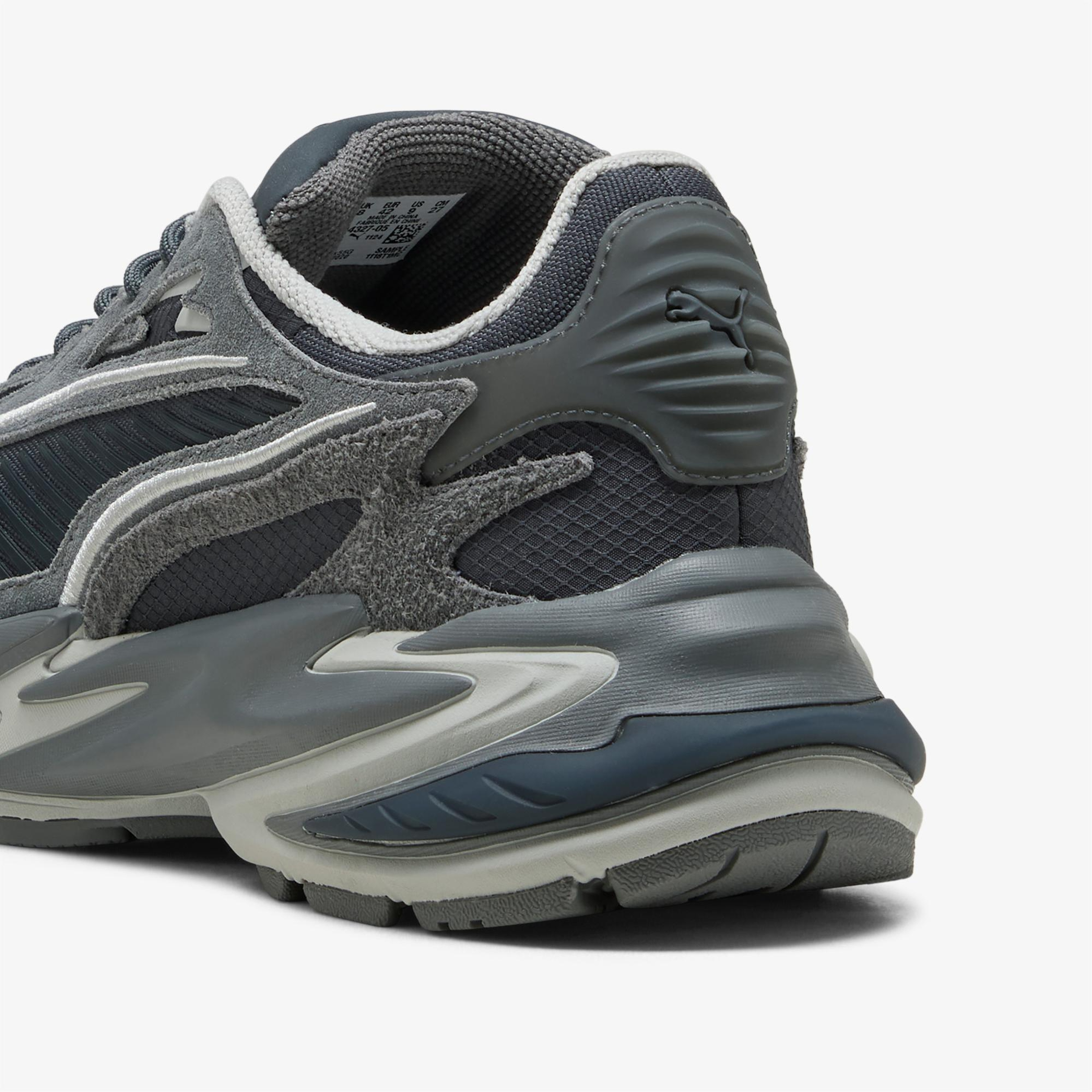 Puma Rs Surge Hairy Suede Unisex Gri Spor Ayakkabı