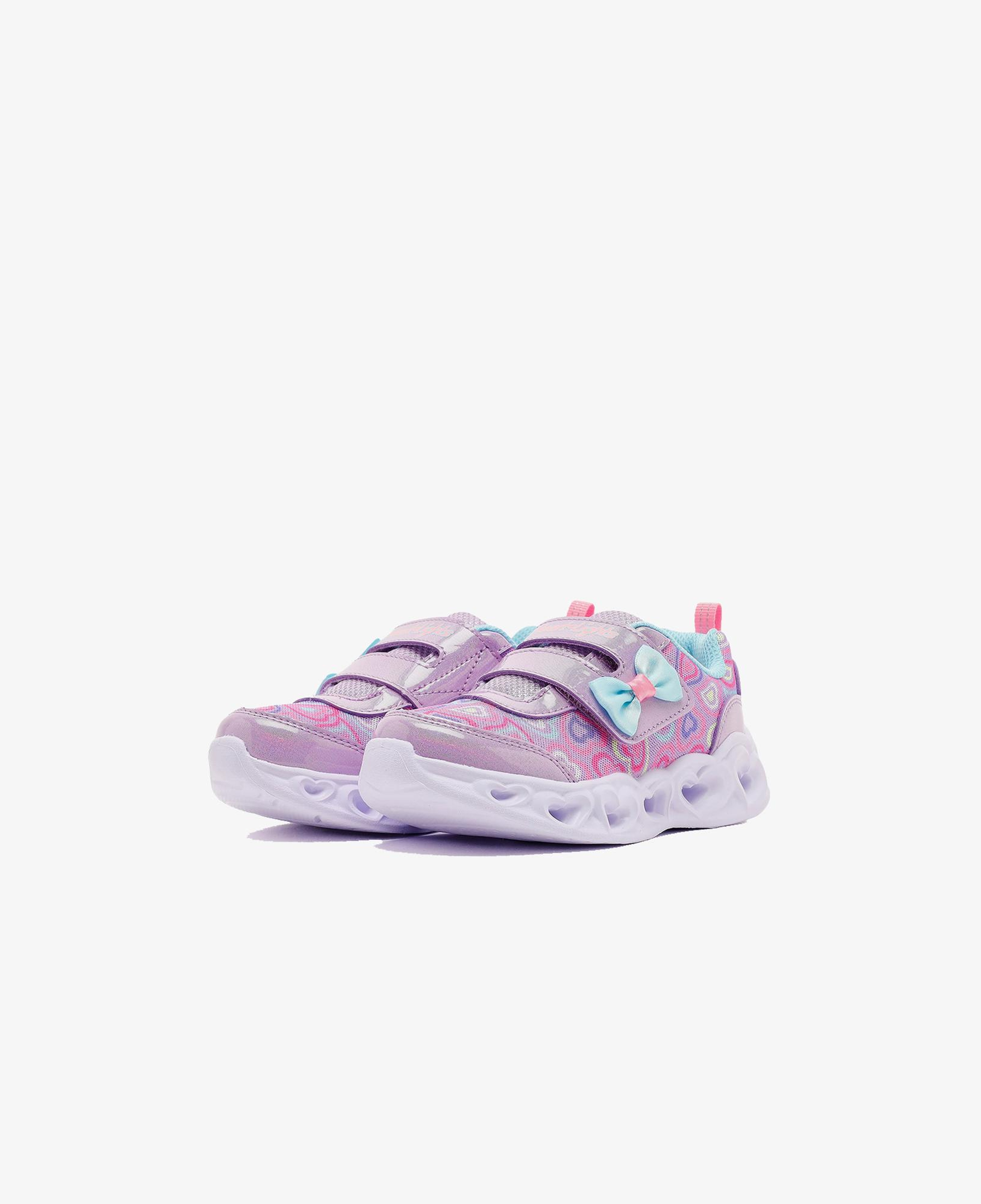 Skechers Heart Lights Boogie Land Çocuk Mor Işıklı Spor Ayakkabı
