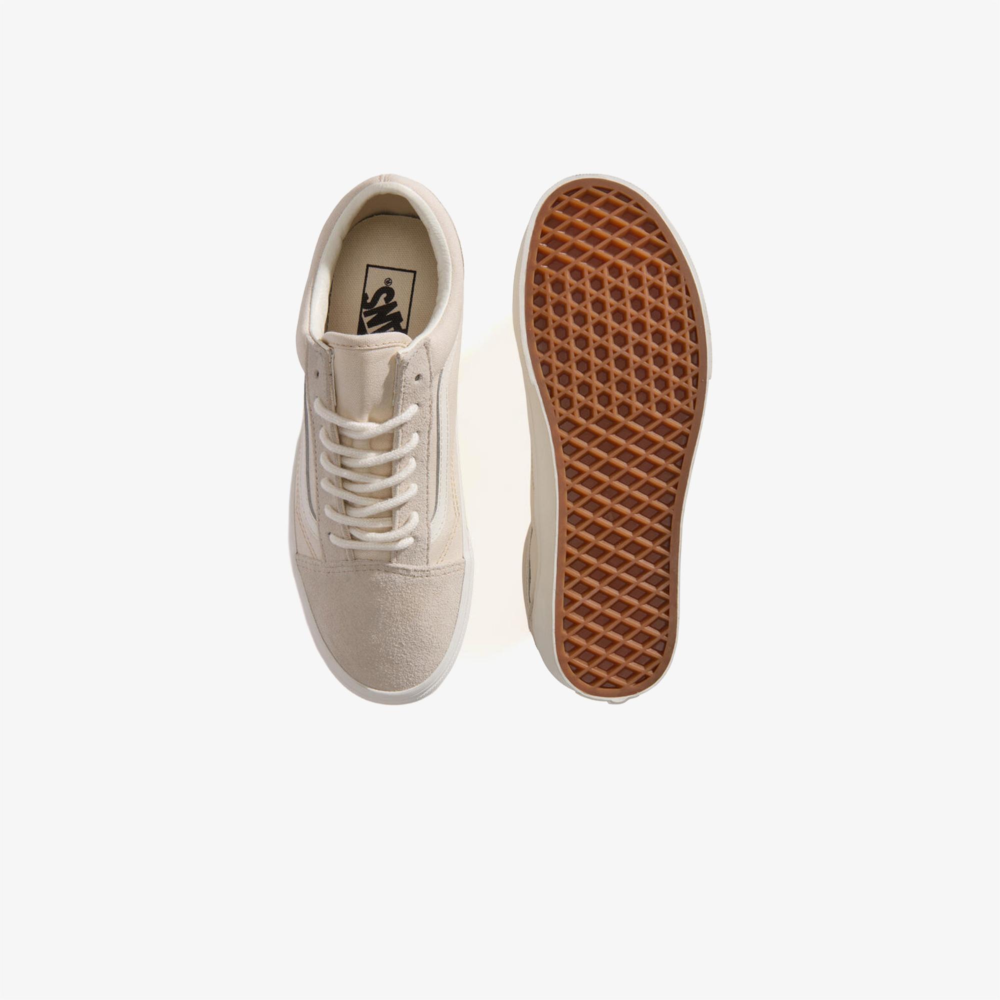 Vans Old Skool Unisex Krem Sneaker