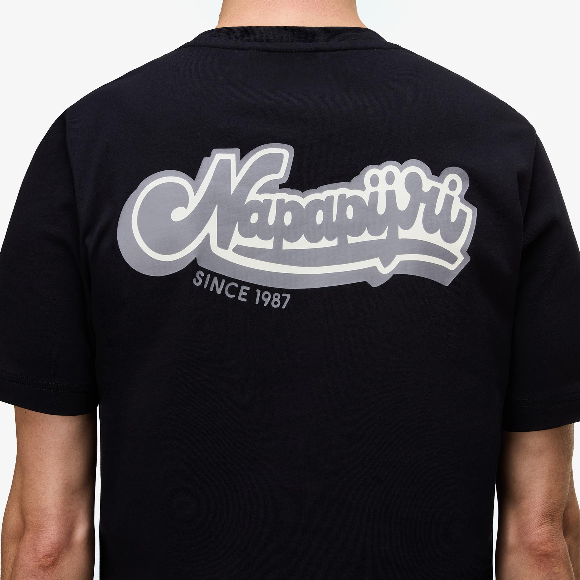 Napapijri S-Zinc Erkek Siyah T-Shirt