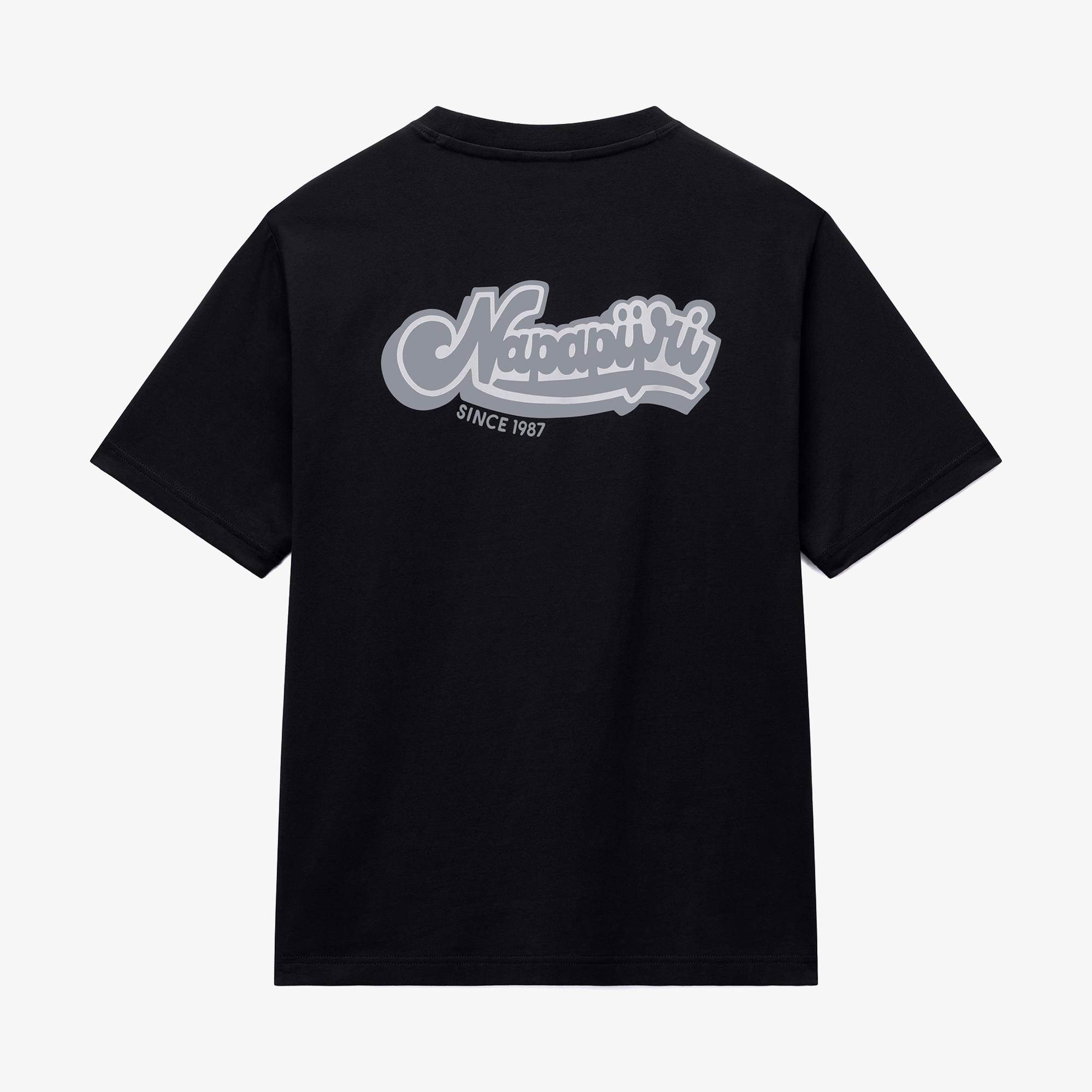 Napapijri S-Zinc Erkek Siyah T-Shirt