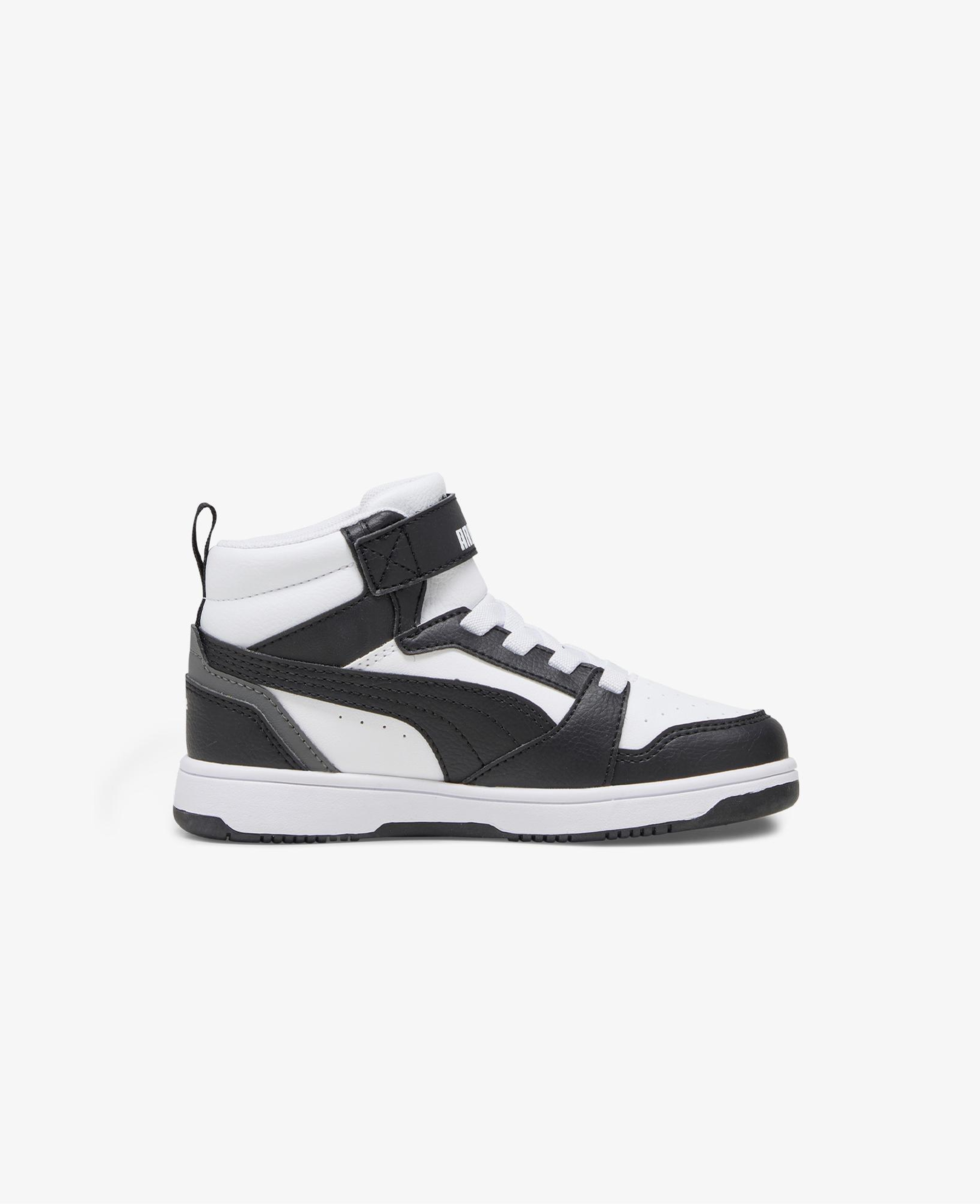 Puma Rebound V6 Mid Çocuk Siyah Spor Ayakkabı