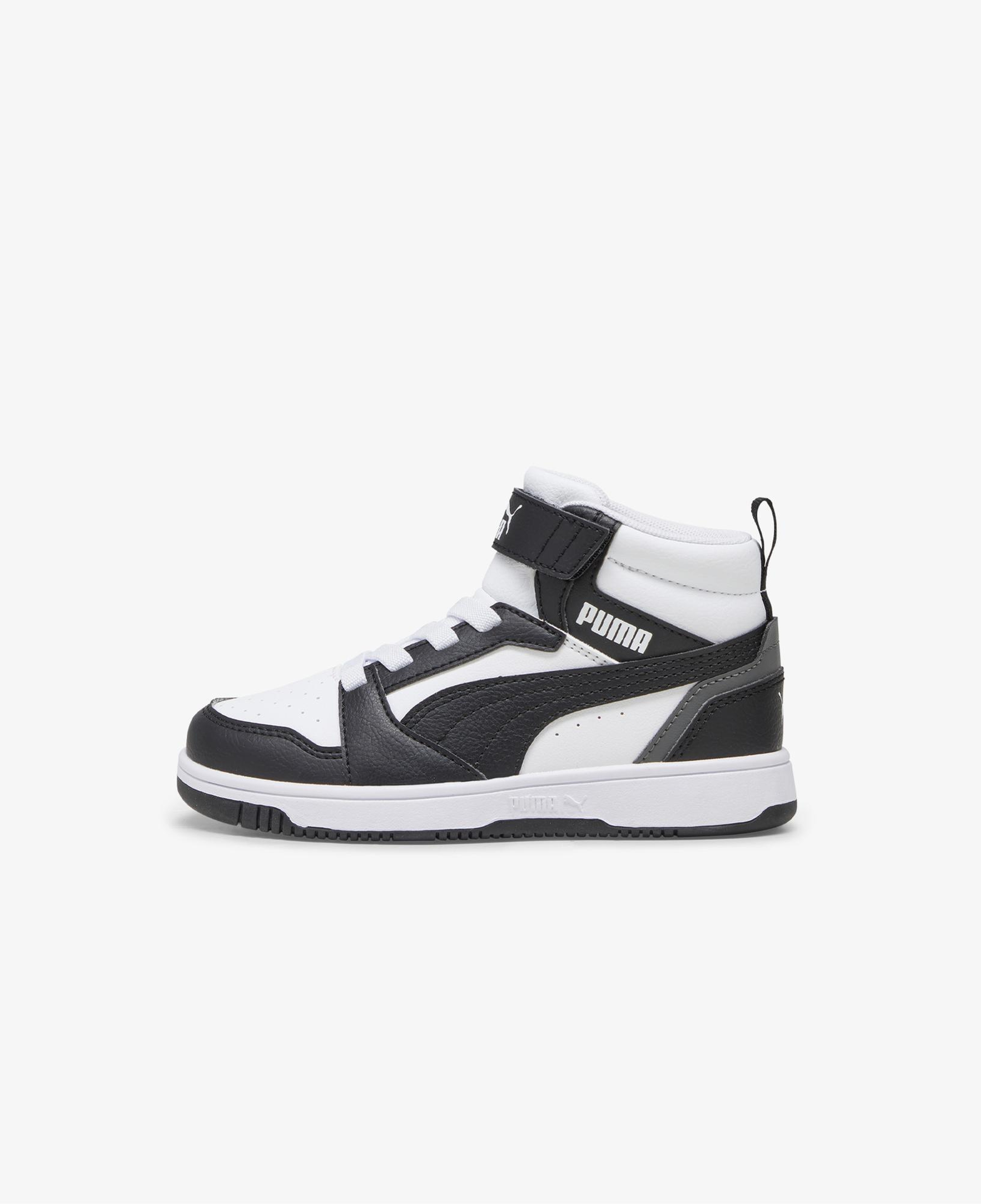 Puma Rebound V6 Mid Çocuk Siyah Spor Ayakkabı