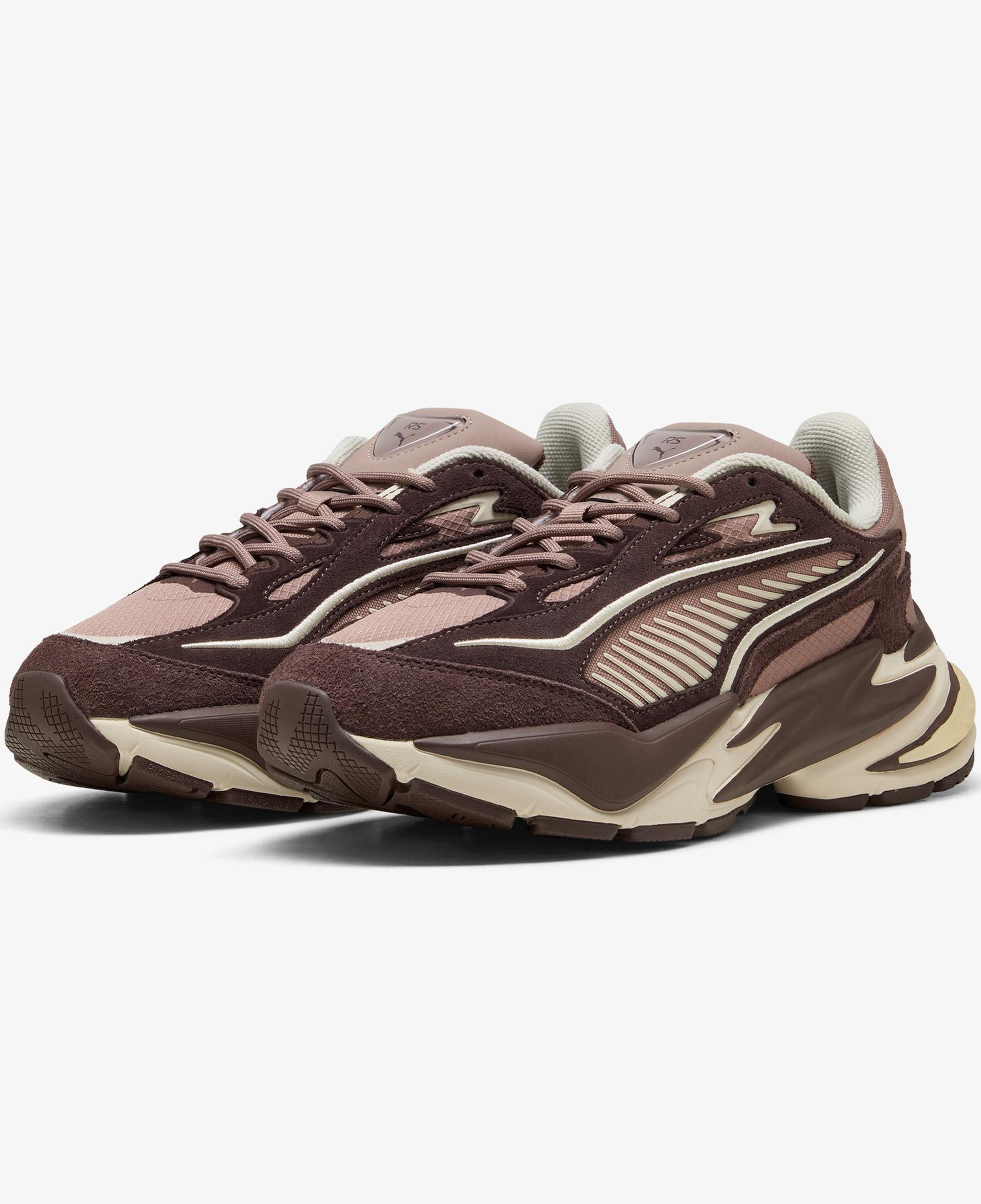 Puma Rs Surge Hairy Suede Unisex Kahverengi Spor Ayakkabı