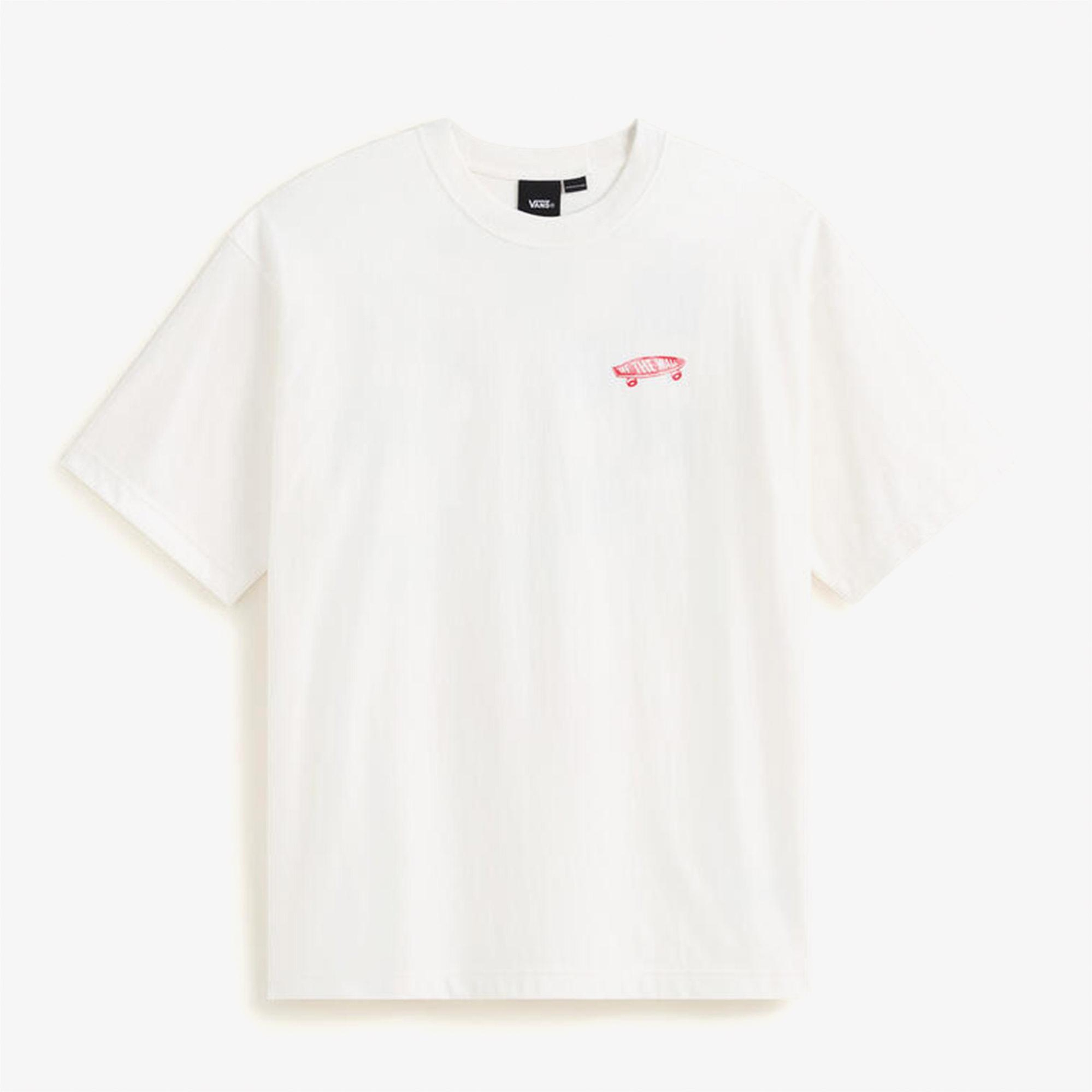 Vans Full Deck Erkek Beyaz T-Shirt