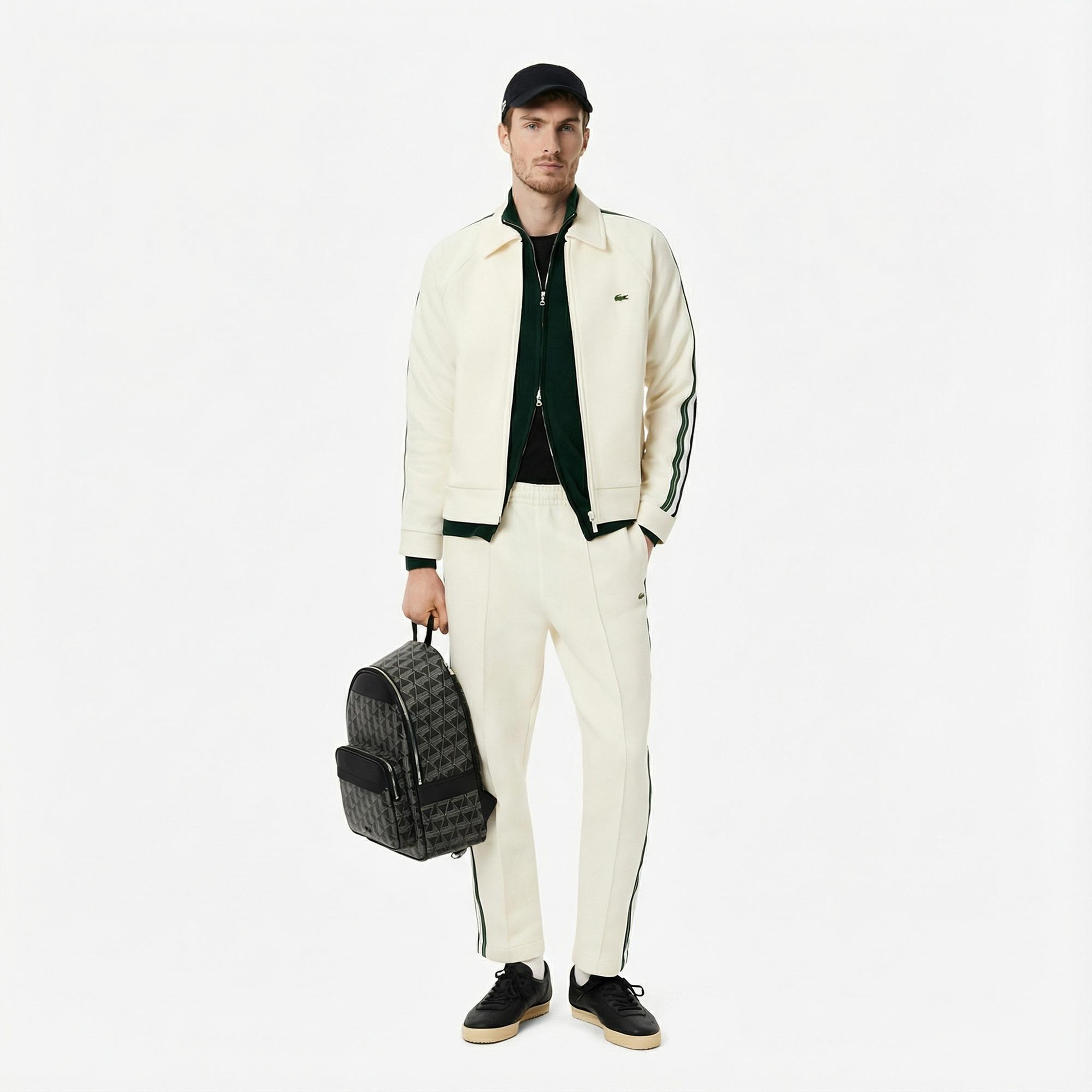 Lacoste Erkek Regular Fit Fermuarlı Yeşil Hırka