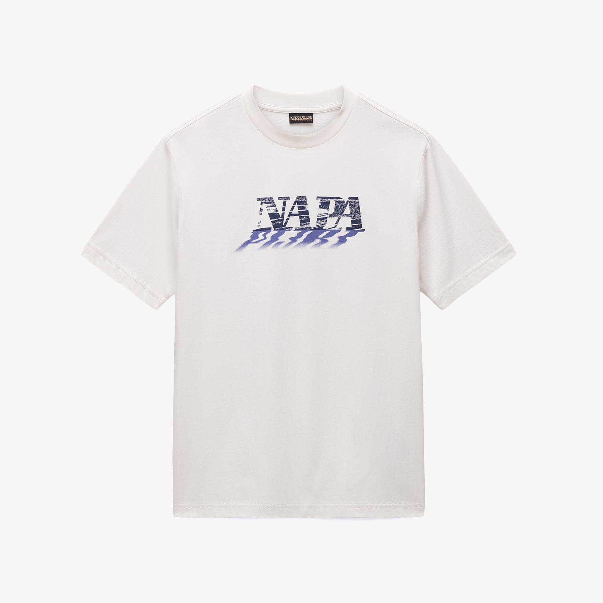 Napapijri S-Lodestar Erkek Beyaz T-Shirt