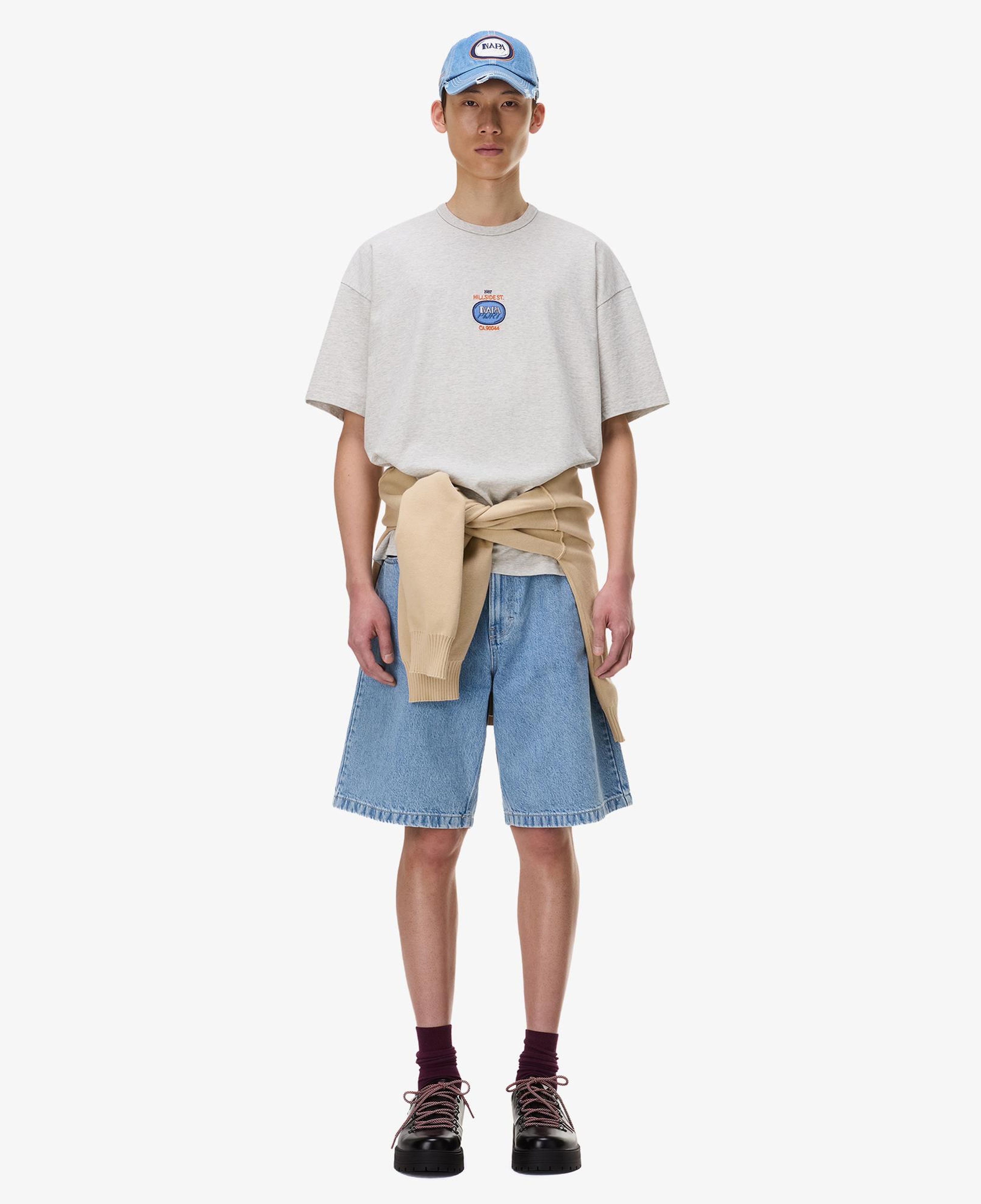 Napapijri S-Krous Erkek Gri T-Shirt