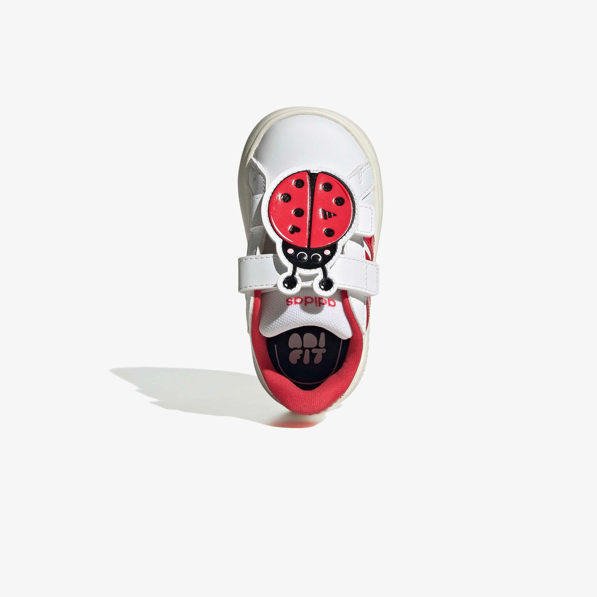 adidas Grand Court 3.0 Bubble Comfort Çocuk Beyaz Spor Ayakkabı