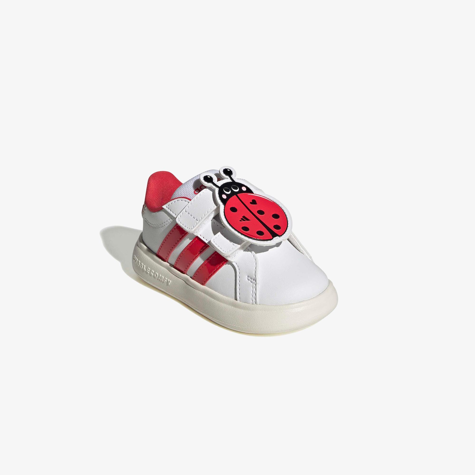 adidas Grand Court 3.0 Bubble Comfort Çocuk Beyaz Spor Ayakkabı