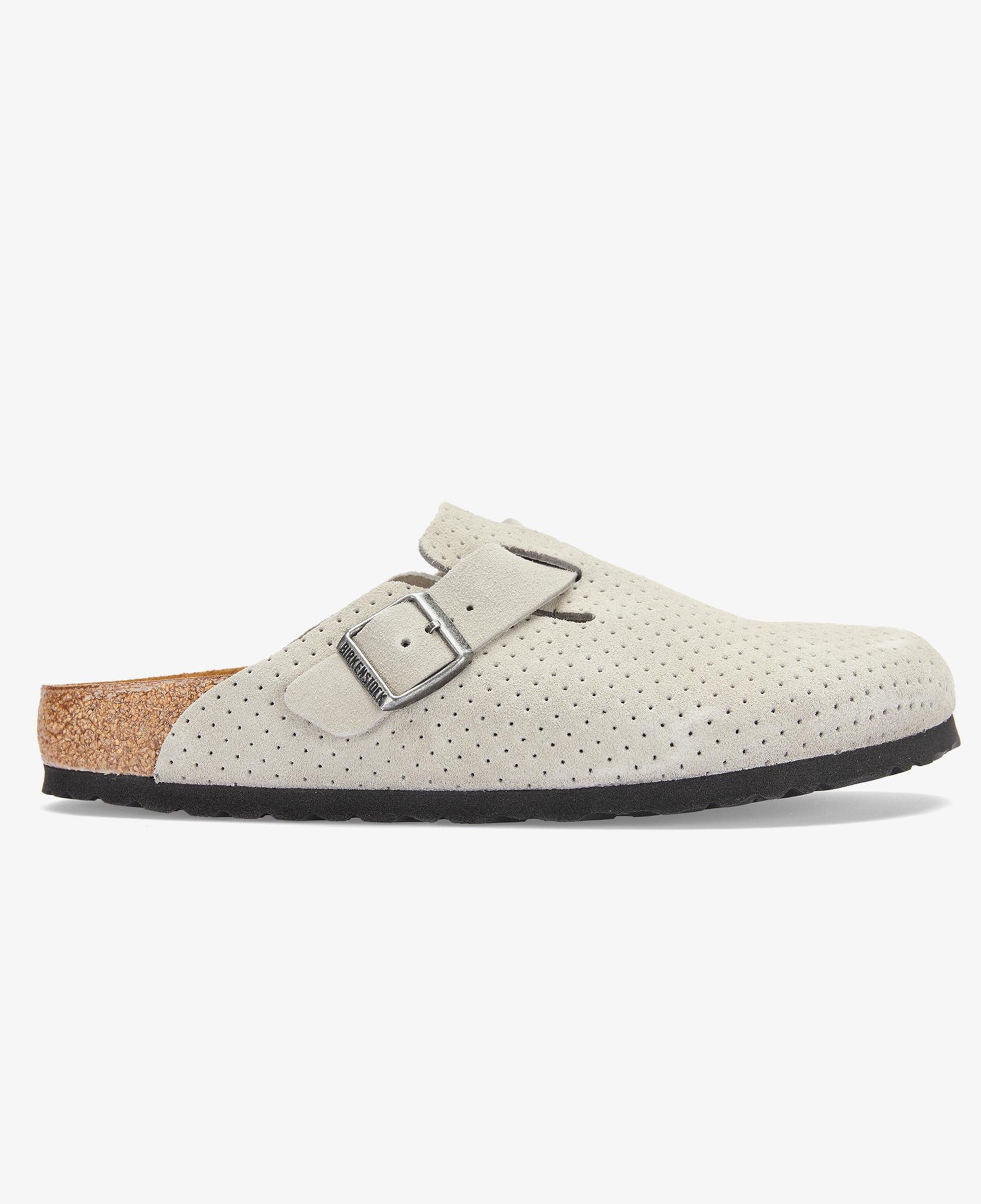 Birkenstock Boston Vl Dotted Erkek Gri Terlik