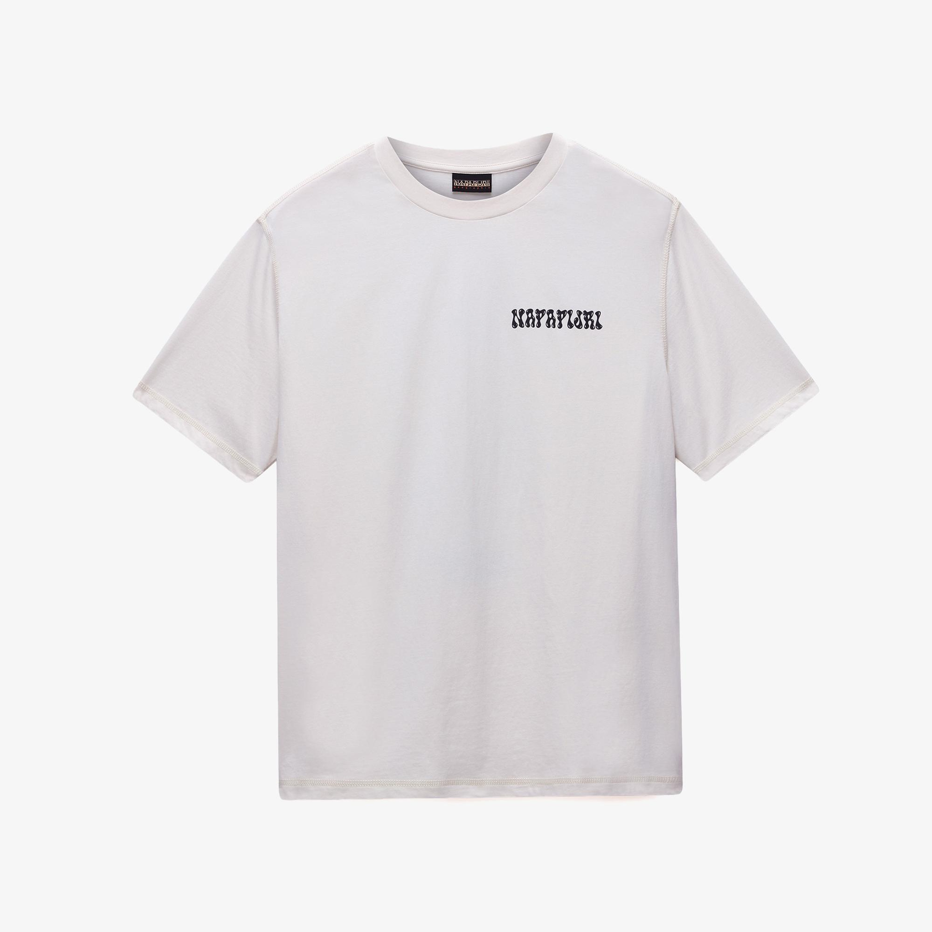 Napapijri S-Sol Erkek Beyaz T-Shirt