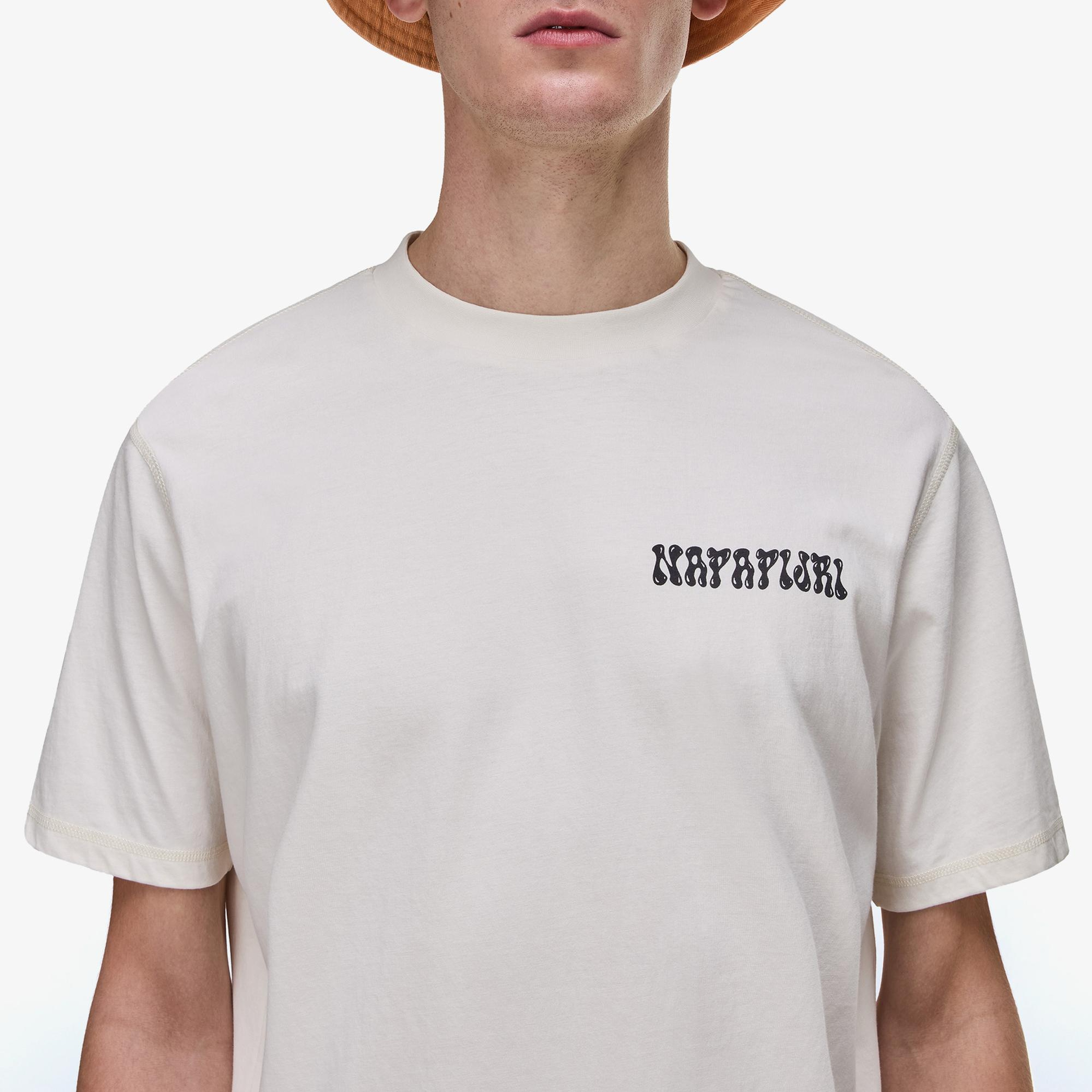 Napapijri S-Sol Erkek Beyaz T-Shirt