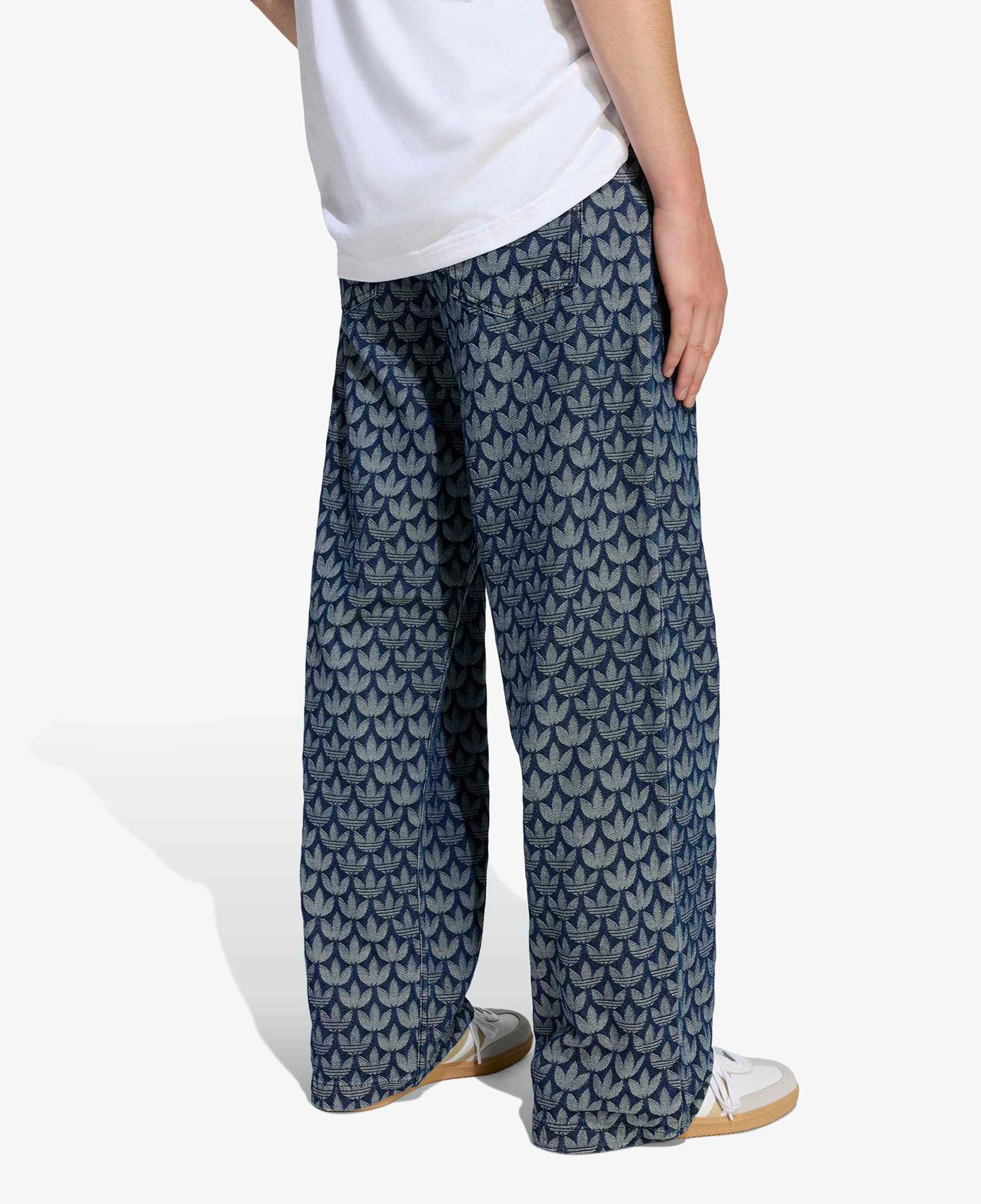 adidas Monogram Erkek Mavi Eşofman Altı