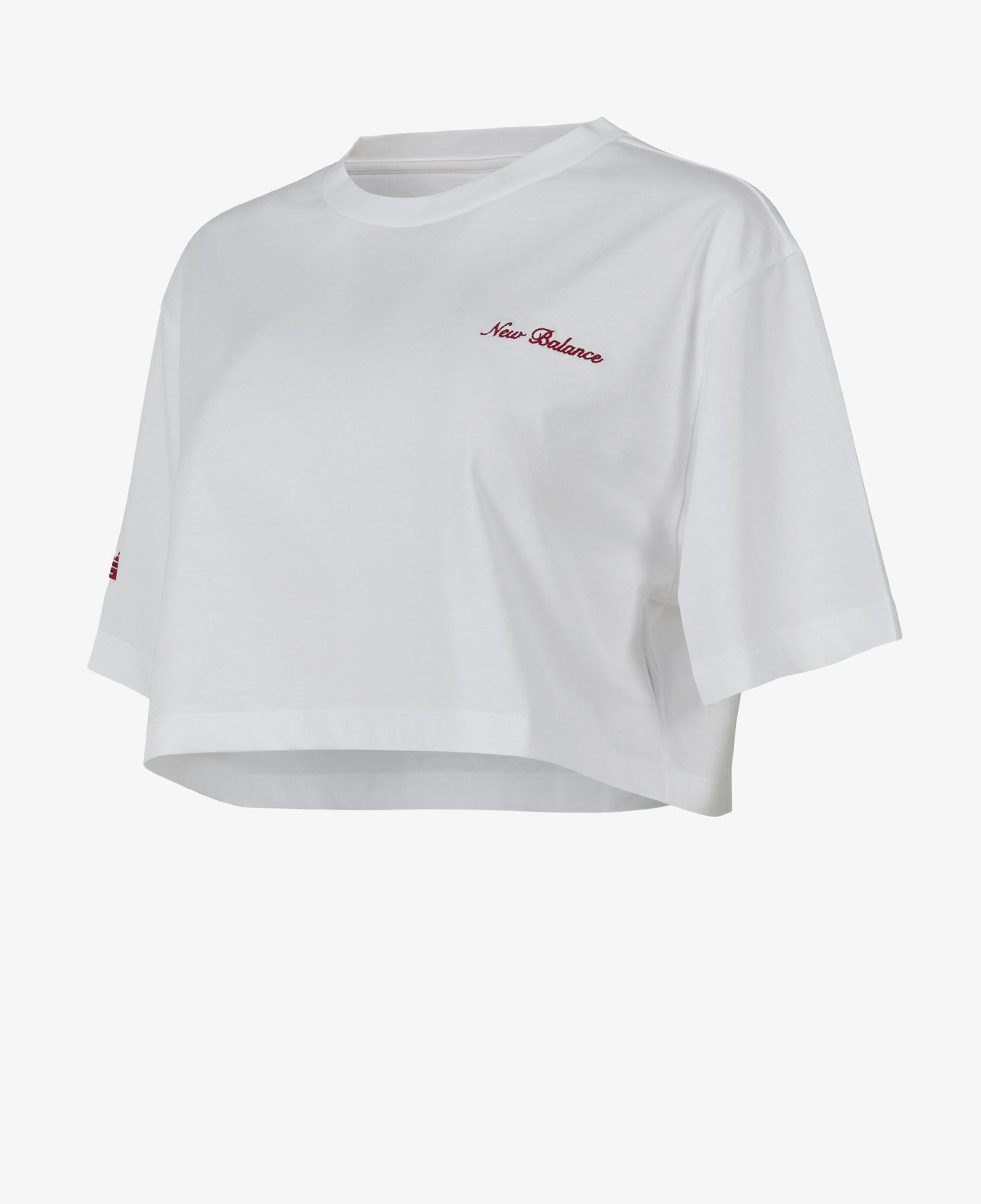 New Balance WNT1609 Lifestyle Kadın Beyaz T-Shirt