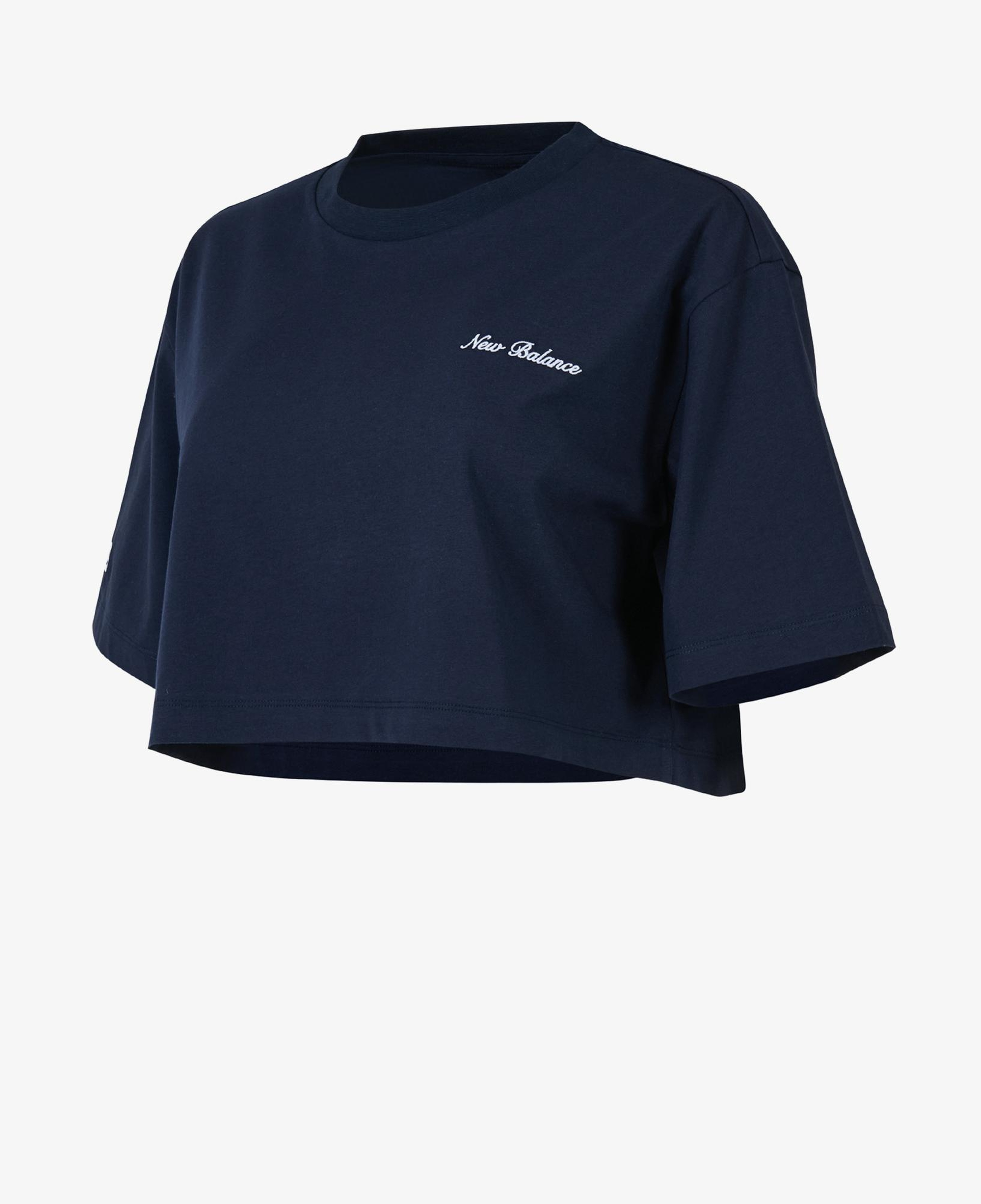 New Balance WNT1609 Lifestyle Kadın Lacivert T-Shirt