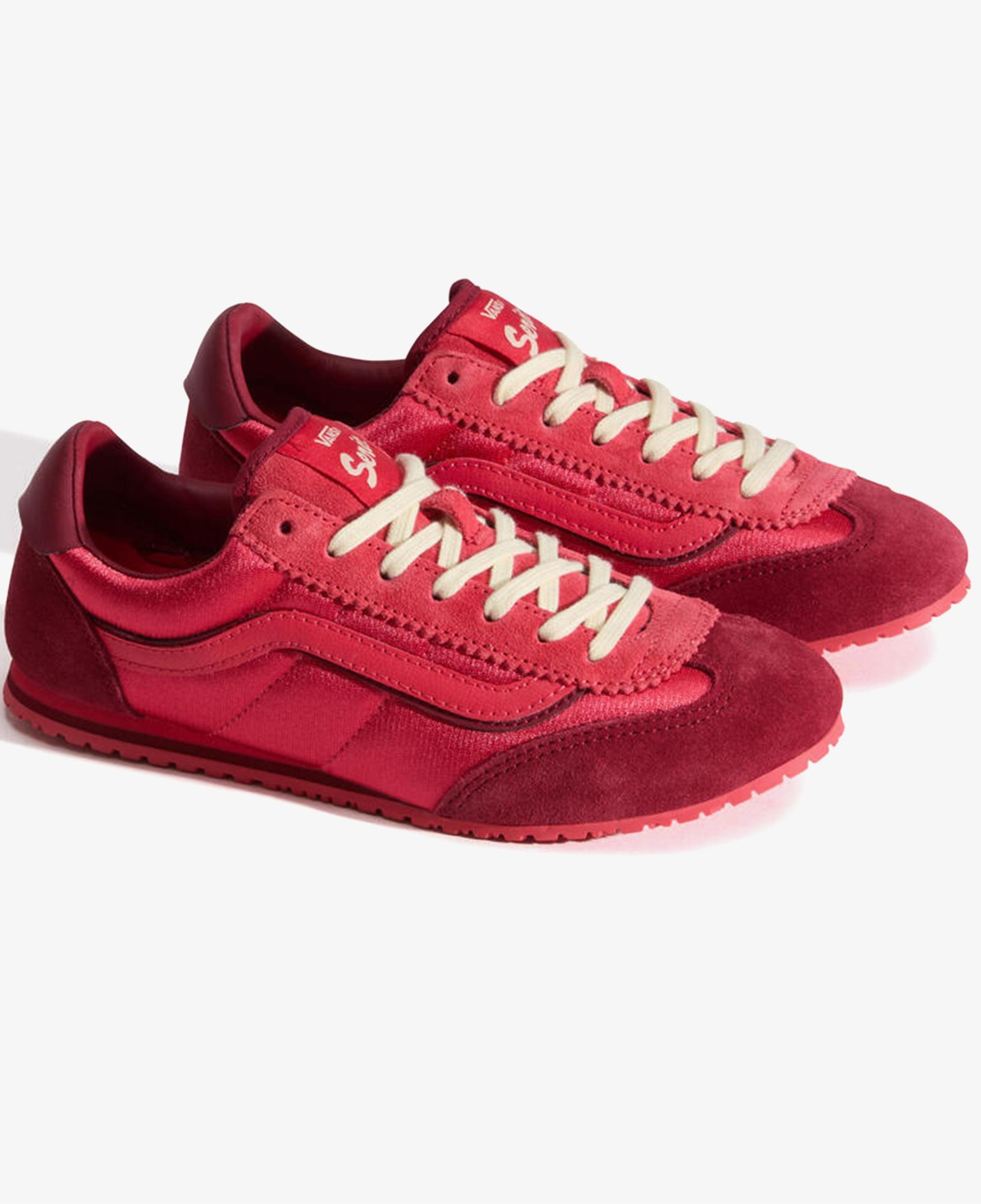 Vans Super Lowpro Unisex Bordo Sneaker