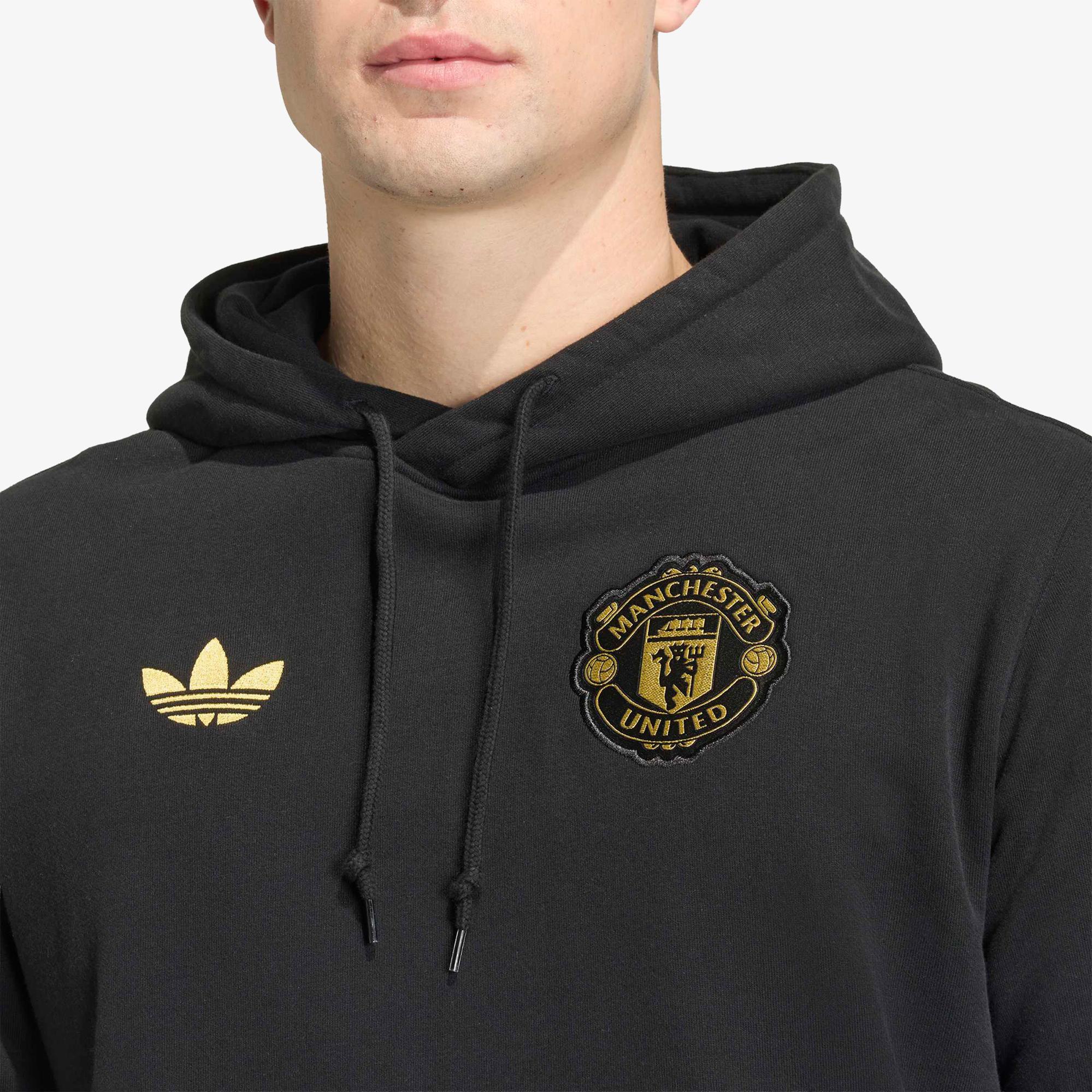 adidas Manchester United FC Erkek Siyah Sweatshirt