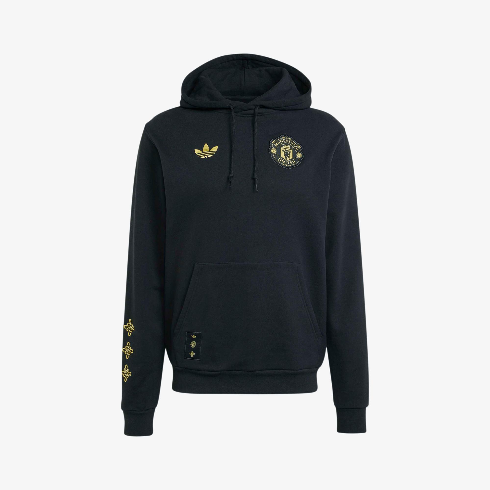 adidas Manchester United FC Erkek Siyah Sweatshirt