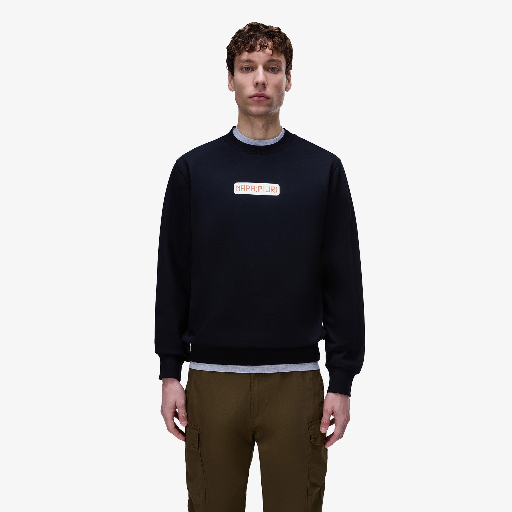 Napapijri B-Sol C Erkek Siyah Sweatshirt