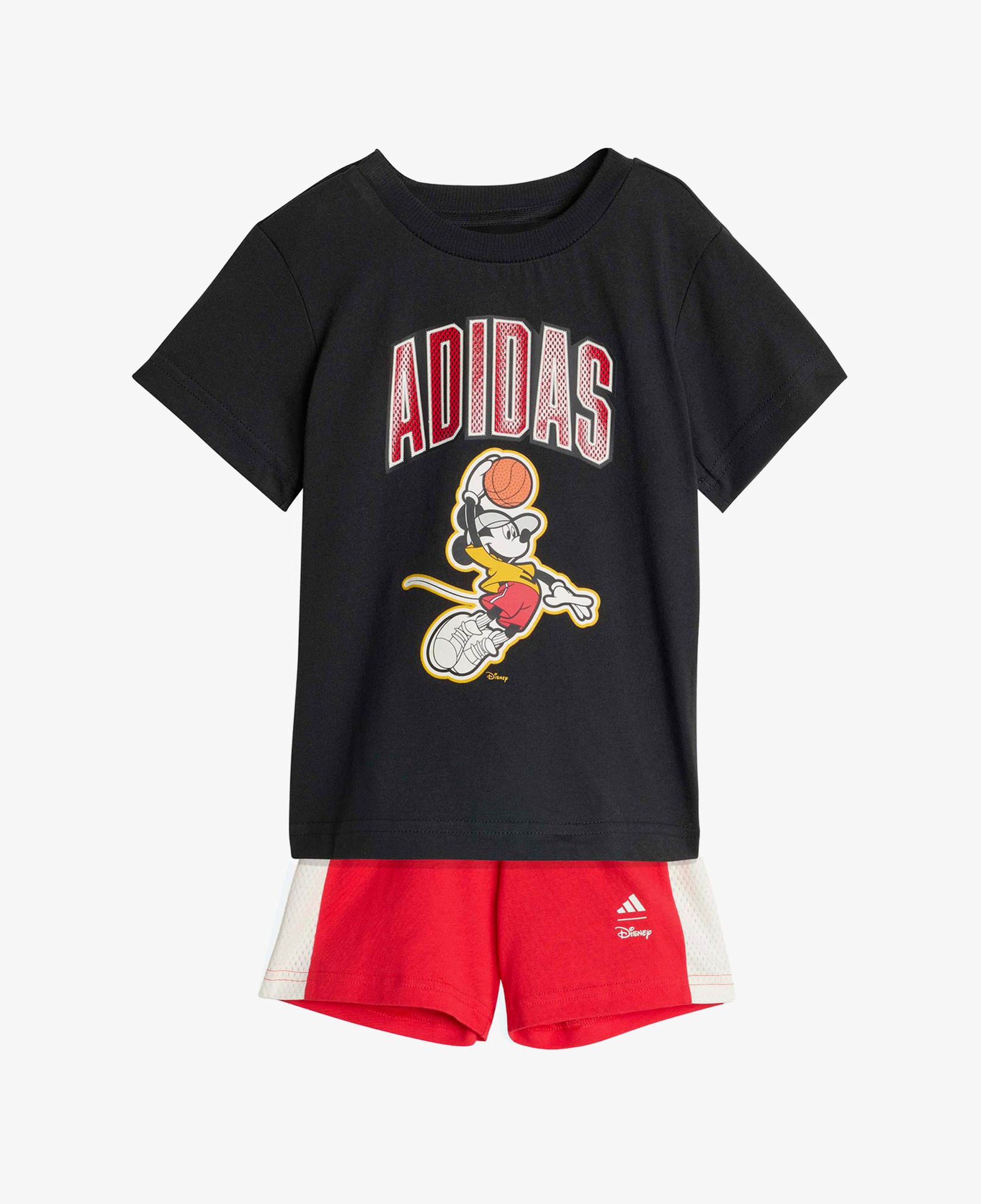 adidas Disney Mickey Mouse Set Çocuk Siyah Şort Takım