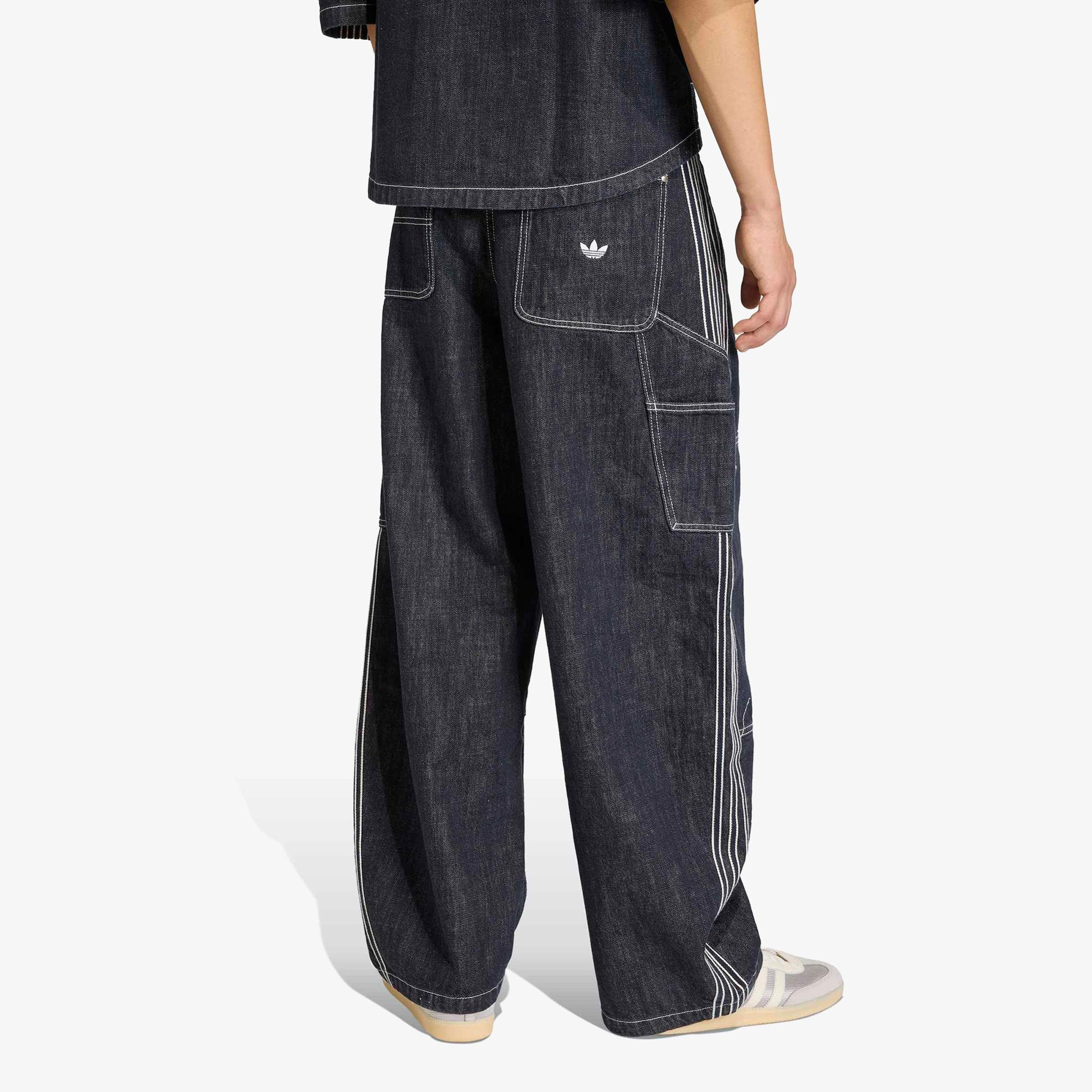 adidas Denim Workpant Erkek Mavi Eşofman Altı